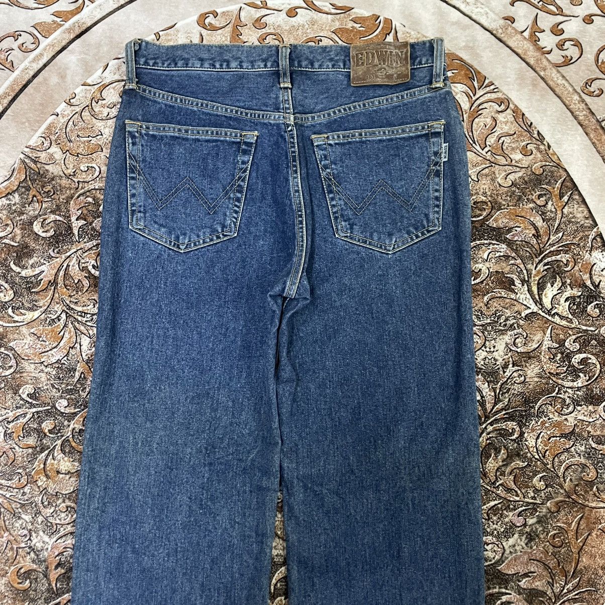 Edwin 🔥Vintage 90s Edwin 403 Blue Washed Regular Fit Denim Jeans Size US 31 - 5 Thumbnail
