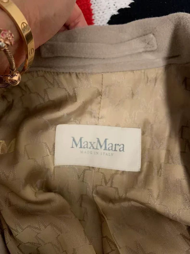 Max Mara Max Mara Madame, 101801 coat, sandy white Size S / US 4 / IT 40 - 5 Thumbnail