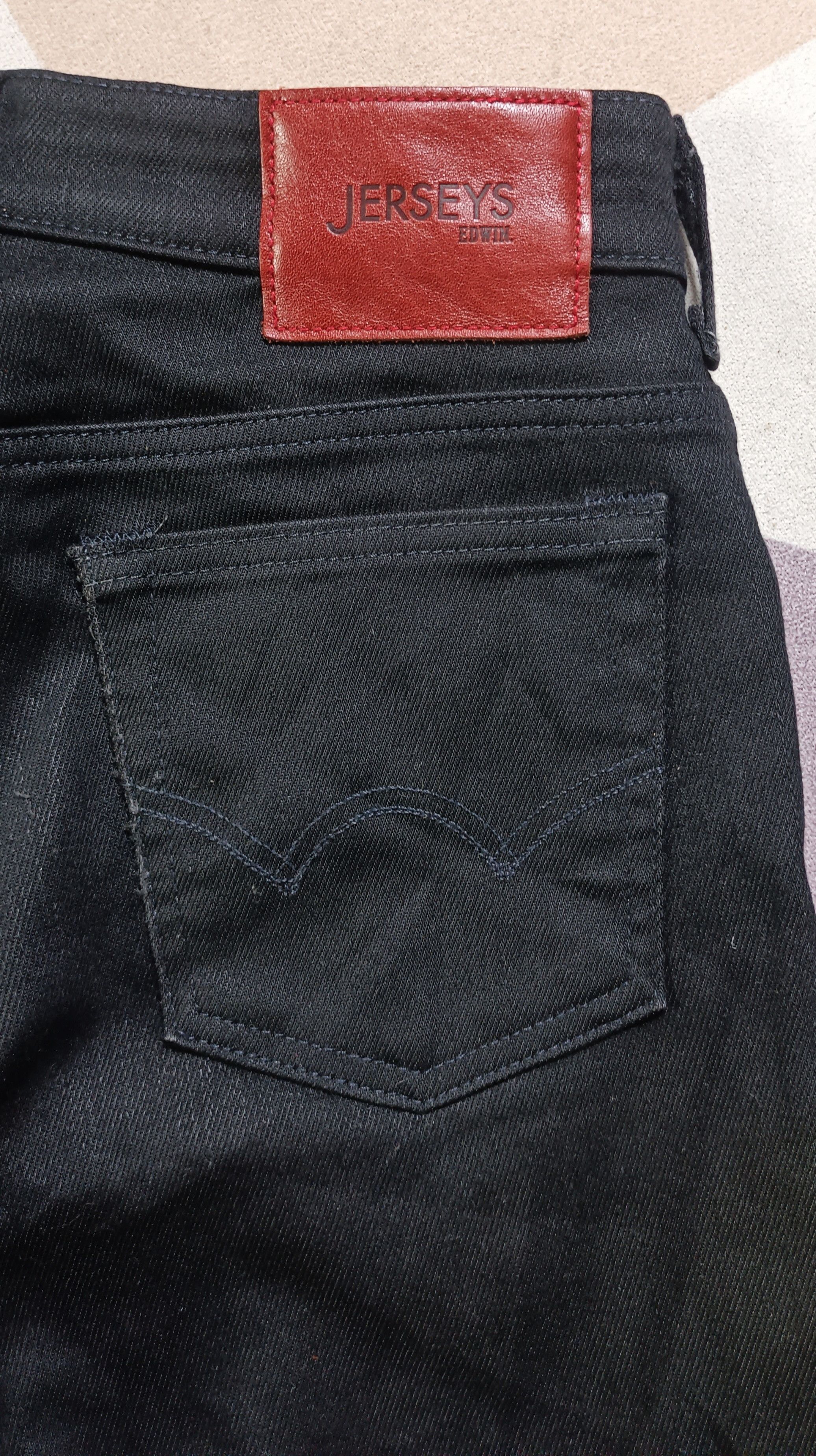 Edwin × If Six Was Nine × Japanese Brand Edwin Jersey Super Black Cutting Slim Fit Size US 29 - 5 Thumbnail
