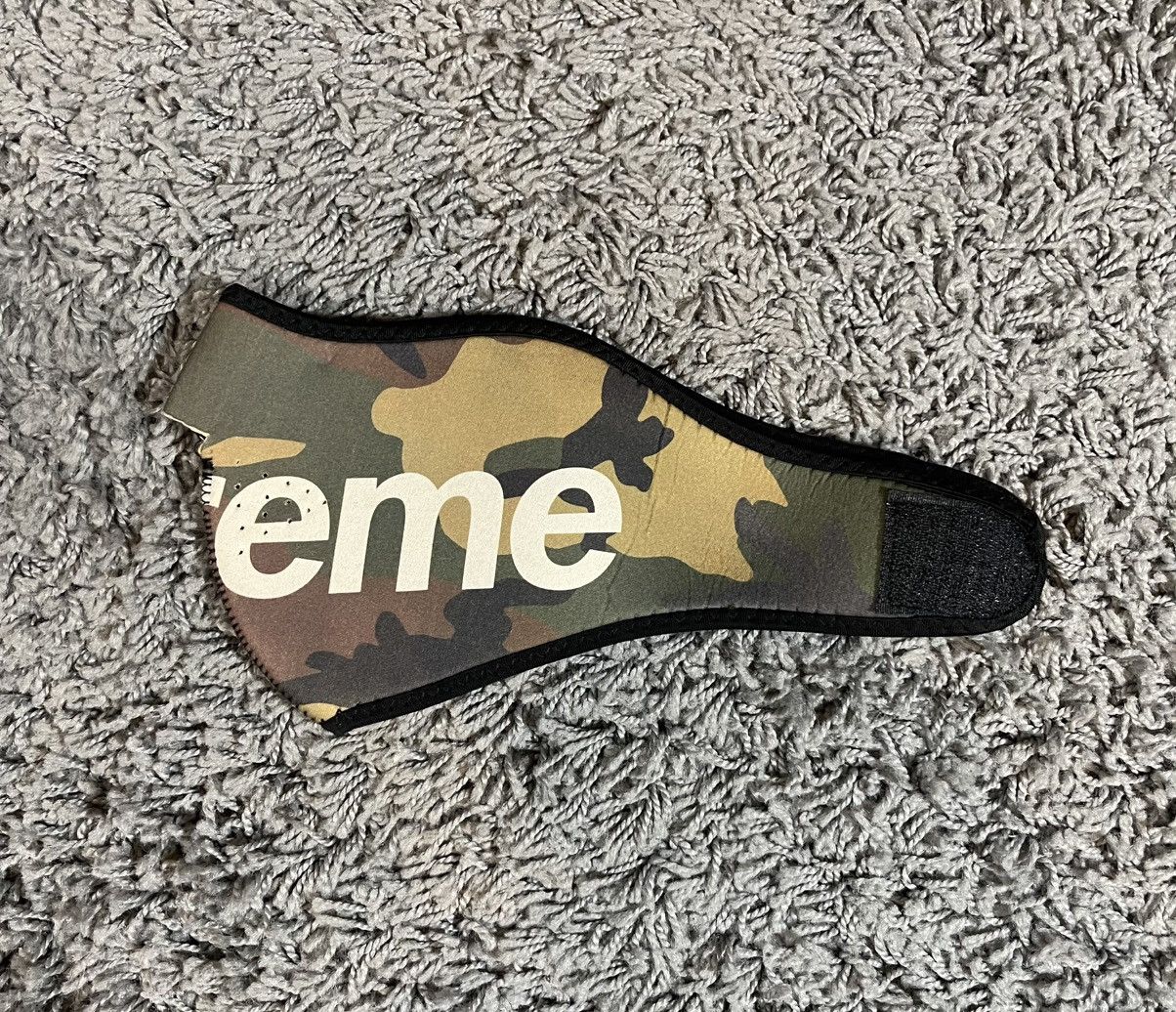 Supreme 2014FW Supreme Neoprene Face Mask Woodland Camo Green Size ONE SIZE - 4 Thumbnail