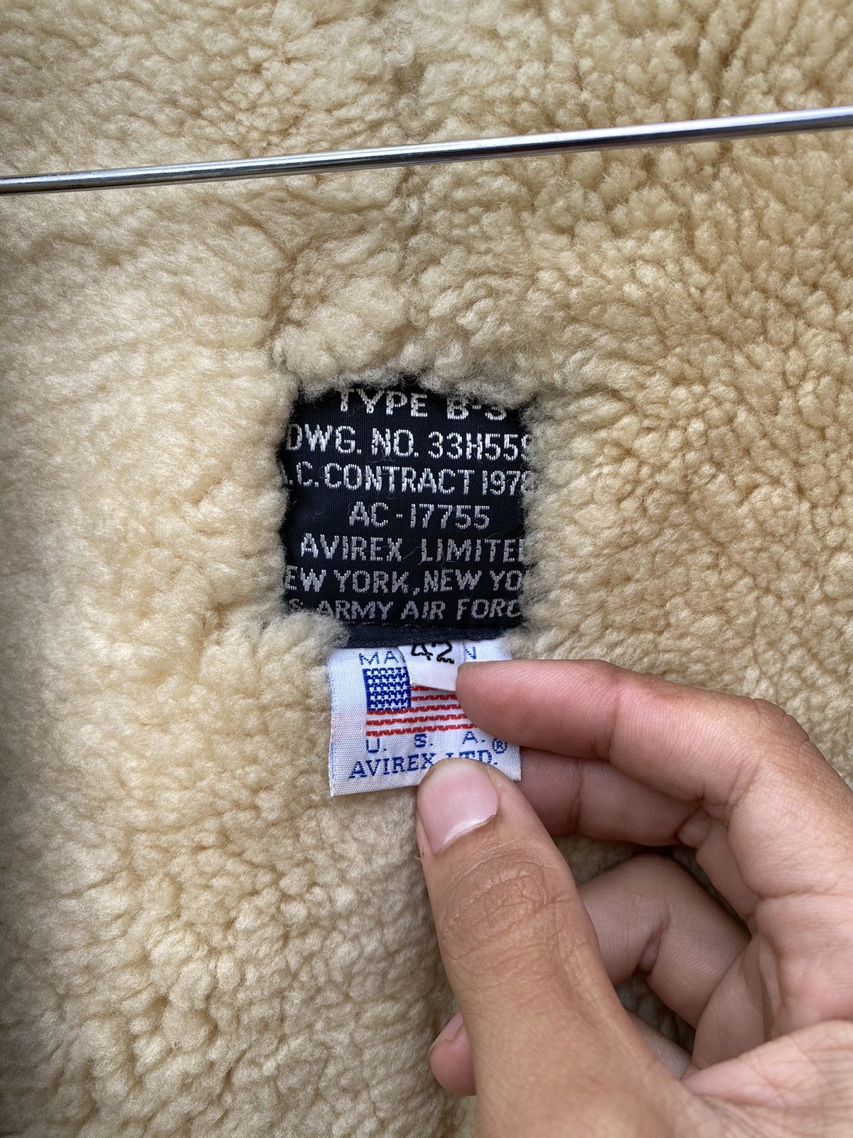 Avirex Avirex Limited B-3 80s OG 1986 Shearling Sheepskin Jacket Size US L / EU 52-54 / 3 - 10 Thumbnail