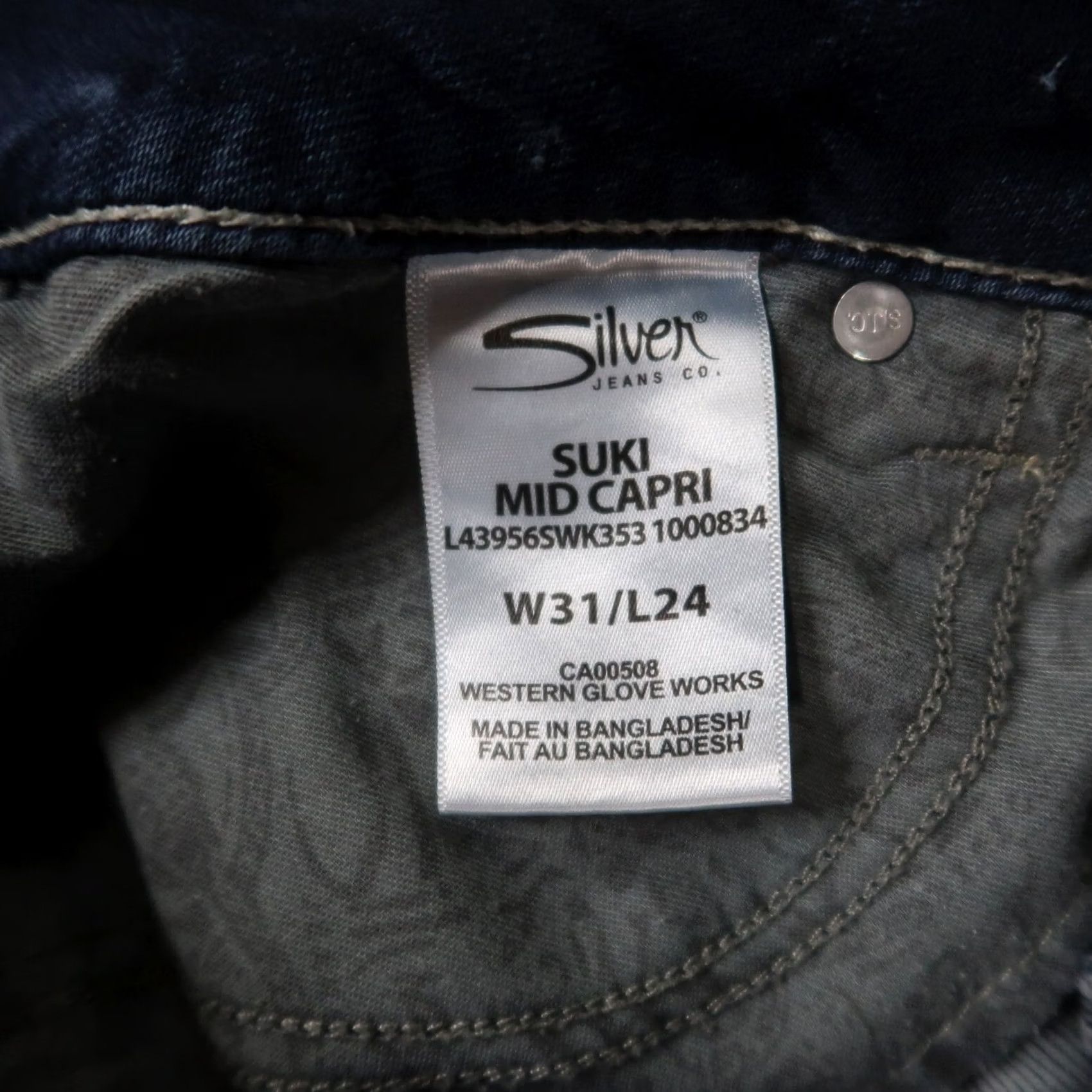 Silver Jeans Co. VINTAGE? No. Size 24" / US 00 / IT 34 - 5 Thumbnail