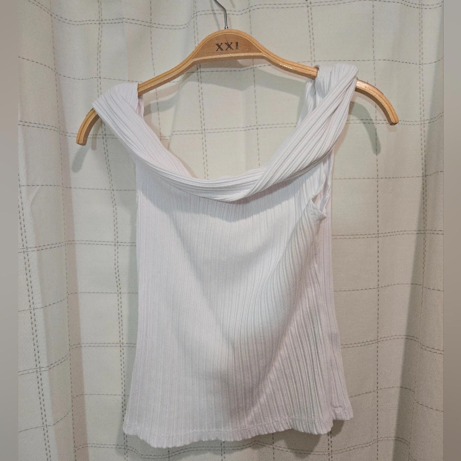 Madewell Madewell Ribbed Off-the-Shoulder Top Size XS / US 0-2 / IT 36-38 - 2 Thumbnail