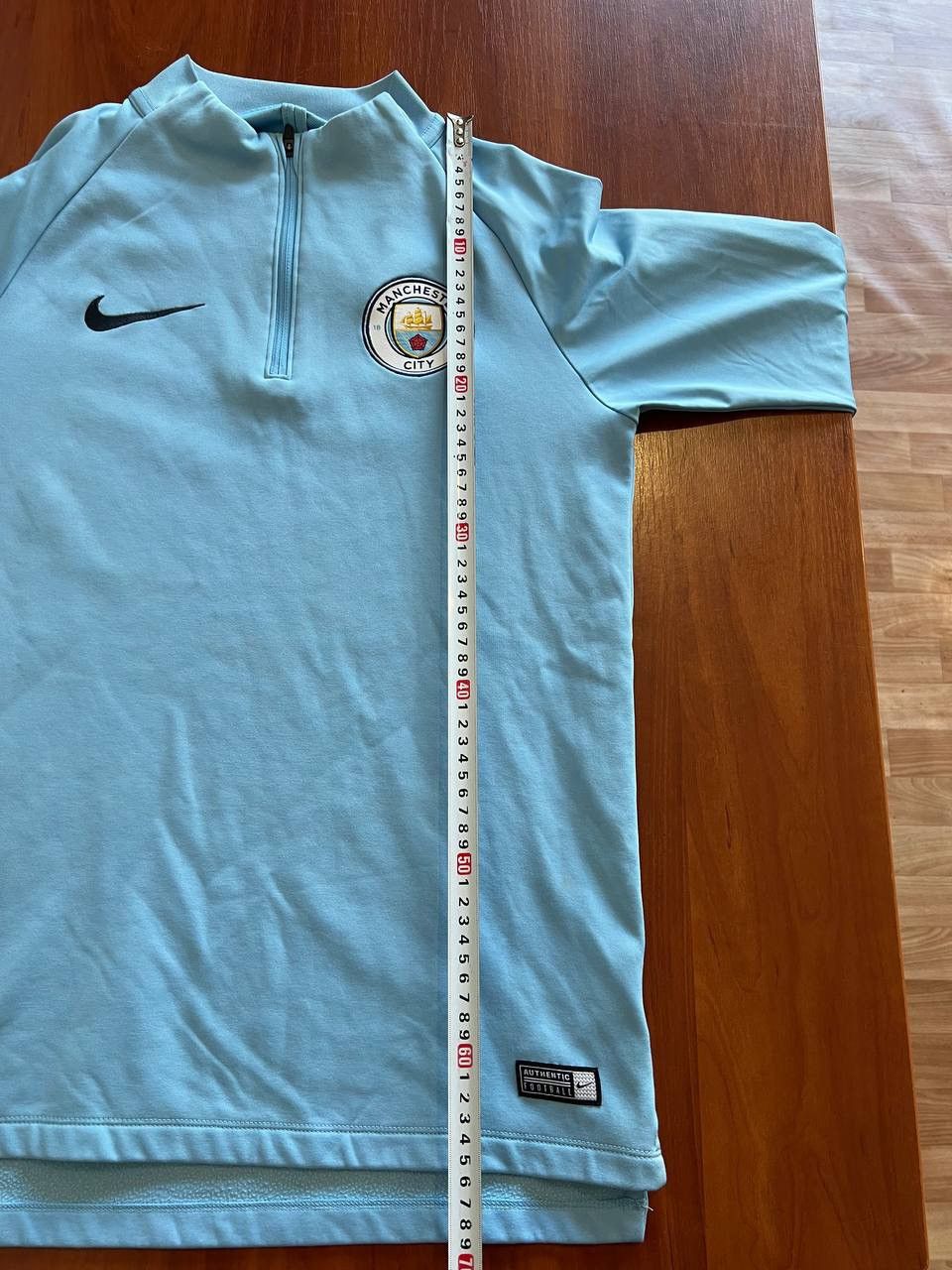 Nike MANCHESTER CITY TRAINING 1/4 ZIP SOCCER FOOTBALL LONG SLEEVE Size US S / EU 44-46 / 1 - 18 Thumbnail