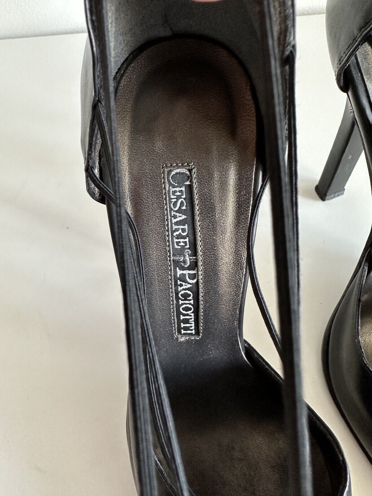 Paciotti Cesare Paciotti Womens Leather Heels size 38.5 Size US 8.5 / IT 38.5 - 9 Thumbnail