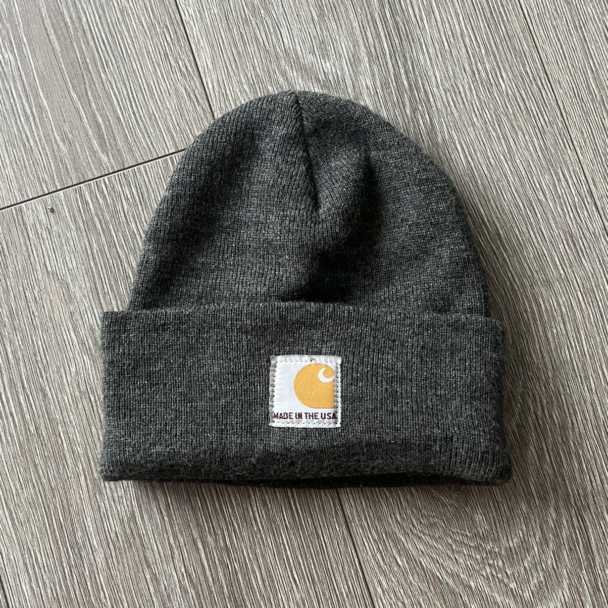 Carhartt Vintage Carhartt Beanie Hat Made in USA Size ONE SIZE - 1 Thumbnail