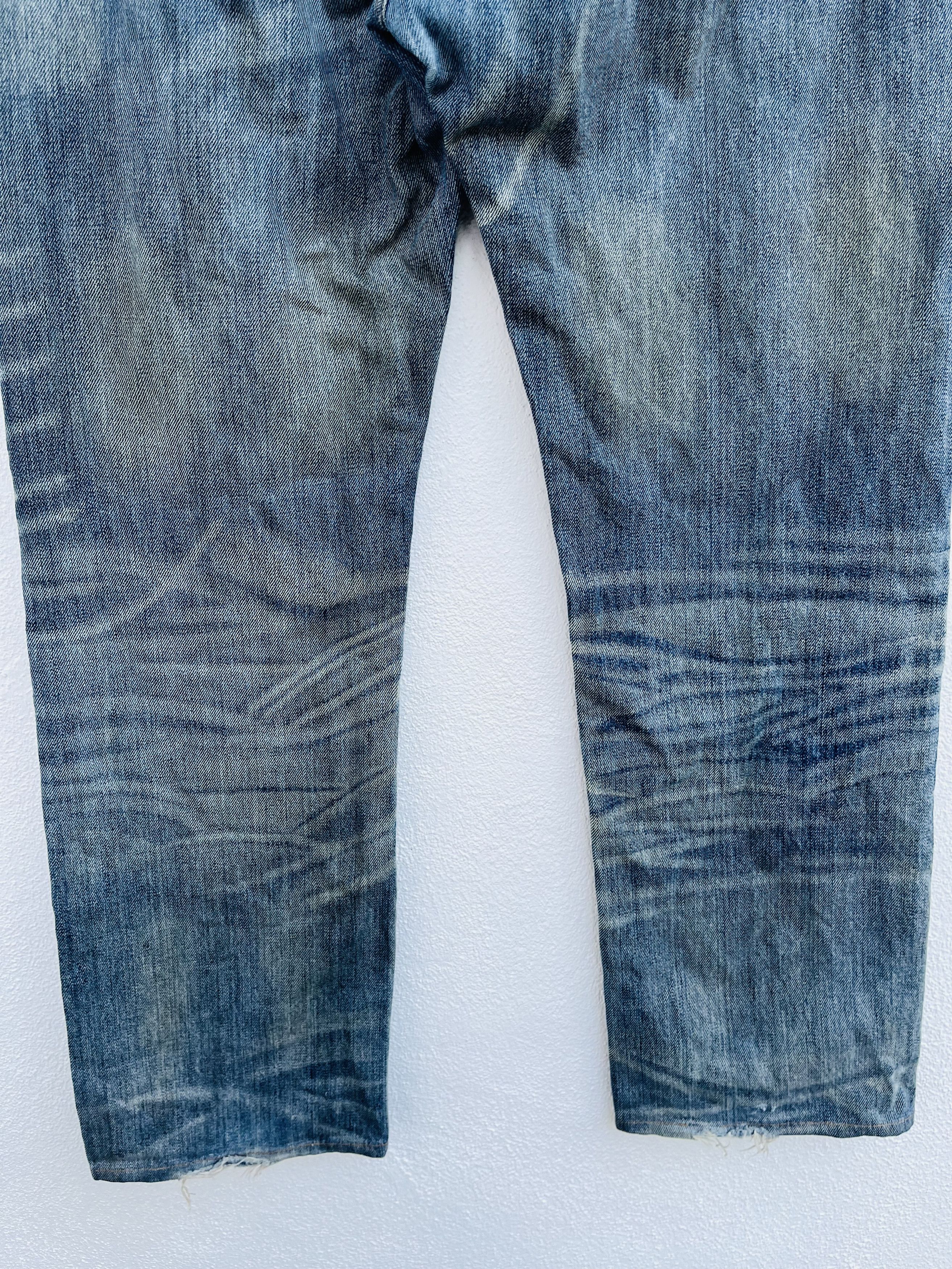 Japanese Brand × Vintage Vintage Levis Distressed Japanese Designer Fashion Style Size US 30 / EU 46 - 12 Thumbnail