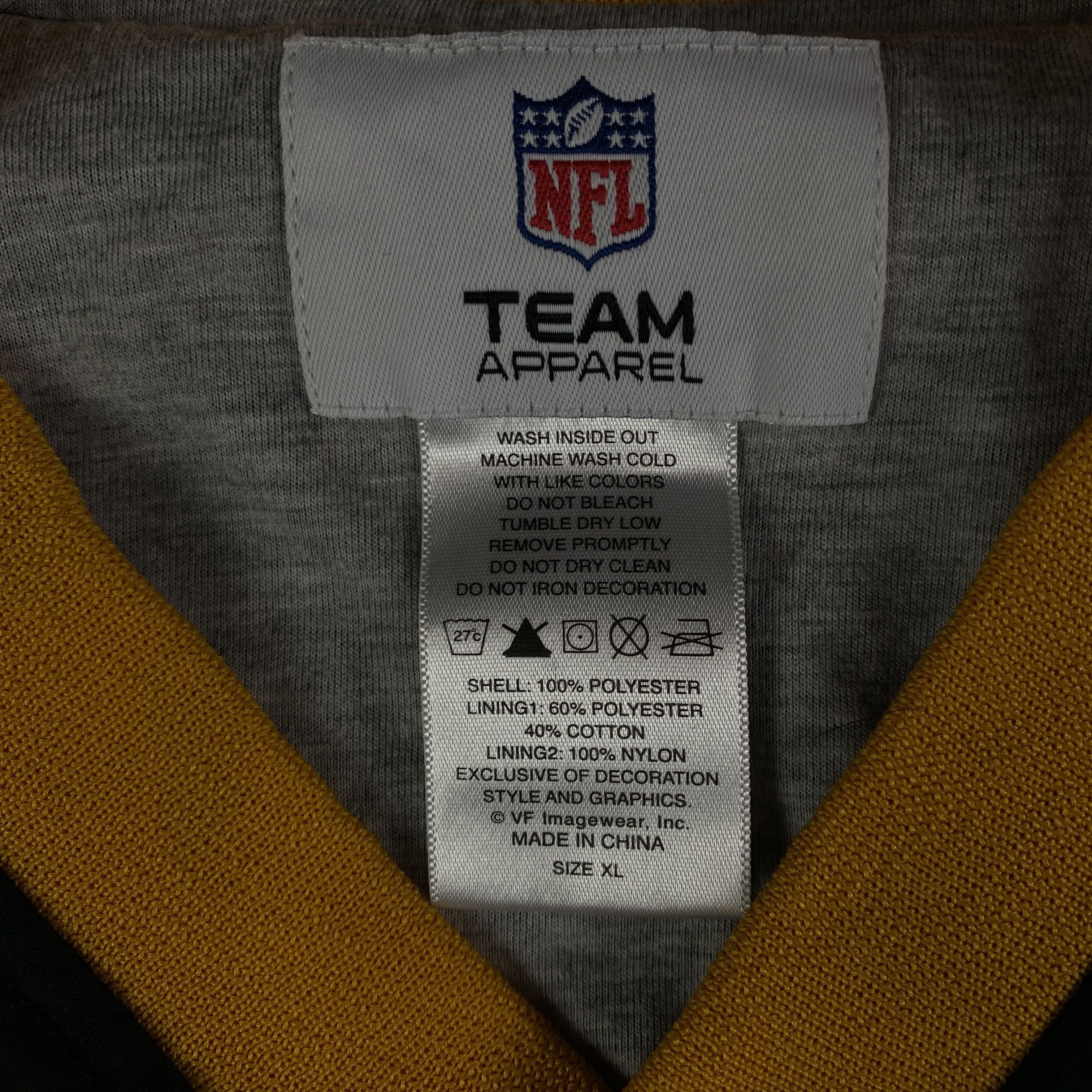 NFL × Vintage Mens NFL Jacket Sweatshirt Pittsburg Steelers Size XL Size US XL / EU 56 / 4 - 4 Thumbnail