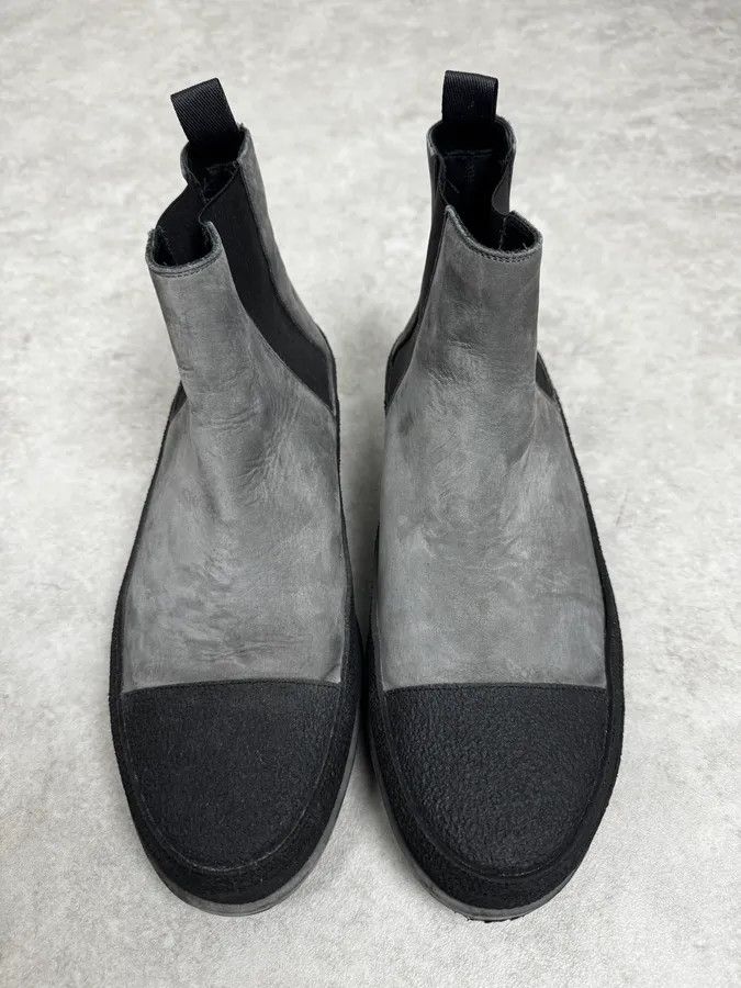 Balenciaga 2000s Balenciaga Grey Pure Leather Boots Size US 9 / EU 42 - 3 Thumbnail