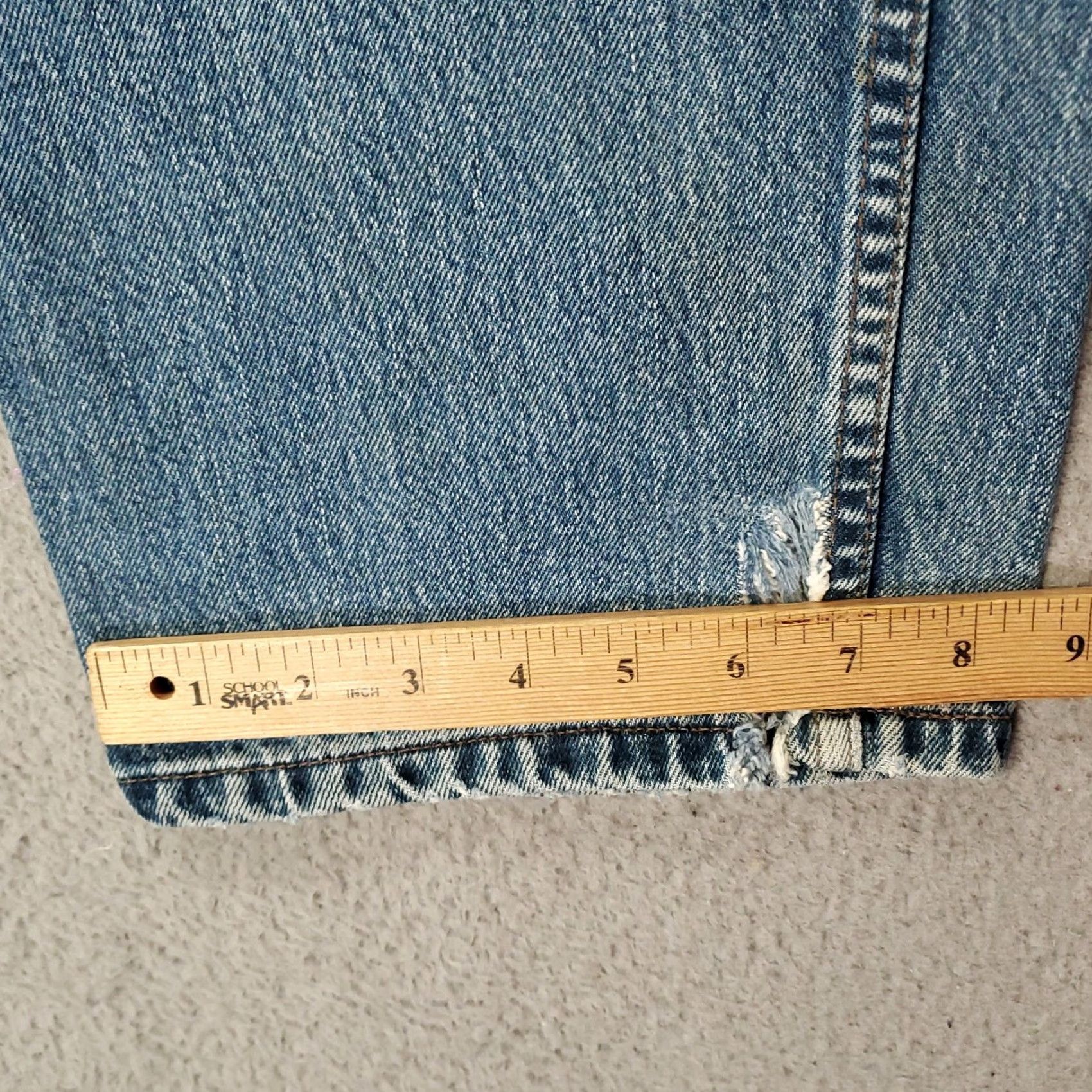 Vintage VINTAGE SilverTab Jeans Mens 34x33 Blue Distressed Skater Levi's Y2K 90s Grunge Hip Hop Clothes-Pocket 5-Zip? Size US 34 / EU 50 - 5 Thumbnail