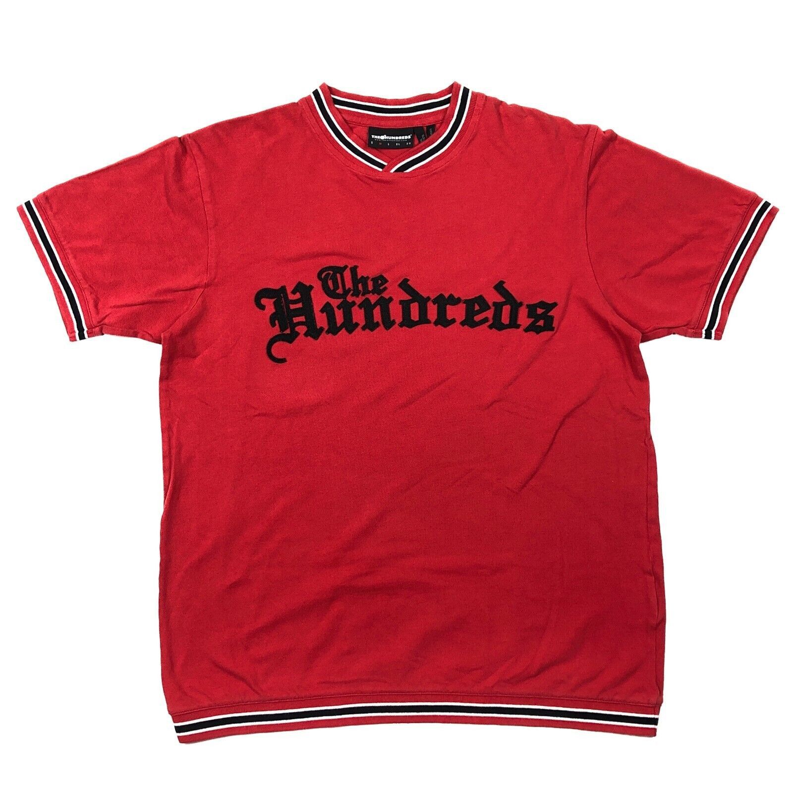 The Hundreds The Hundreds Old English Spellout Red T Shirt Tee Medium Size US M / EU 48-50 / 2 - 1 Thumbnail