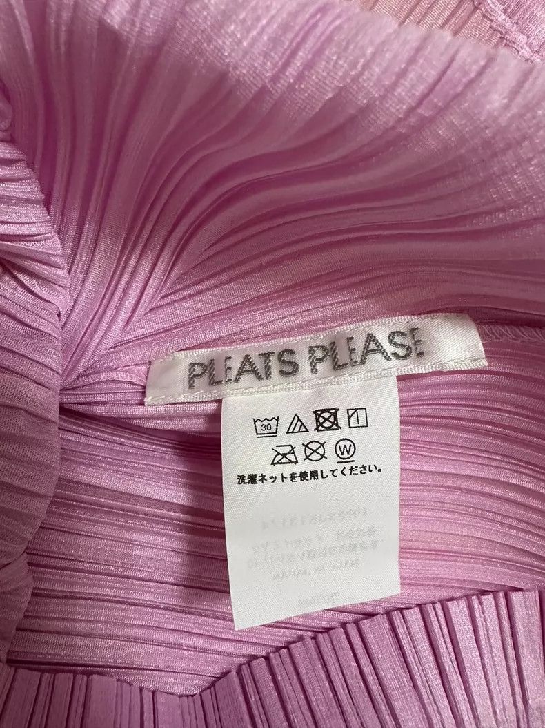 Issey Miyake issey miyake size：3 Pleated round neck and long sleeves 250 Size XXS / US 00 / IT 34 - 2 Thumbnail