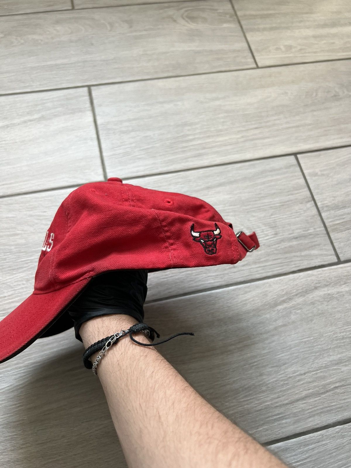 NBA Chicago Bulls Nike Hat Red Cap Vintage Y2K Size ONE SIZE - 3 Thumbnail