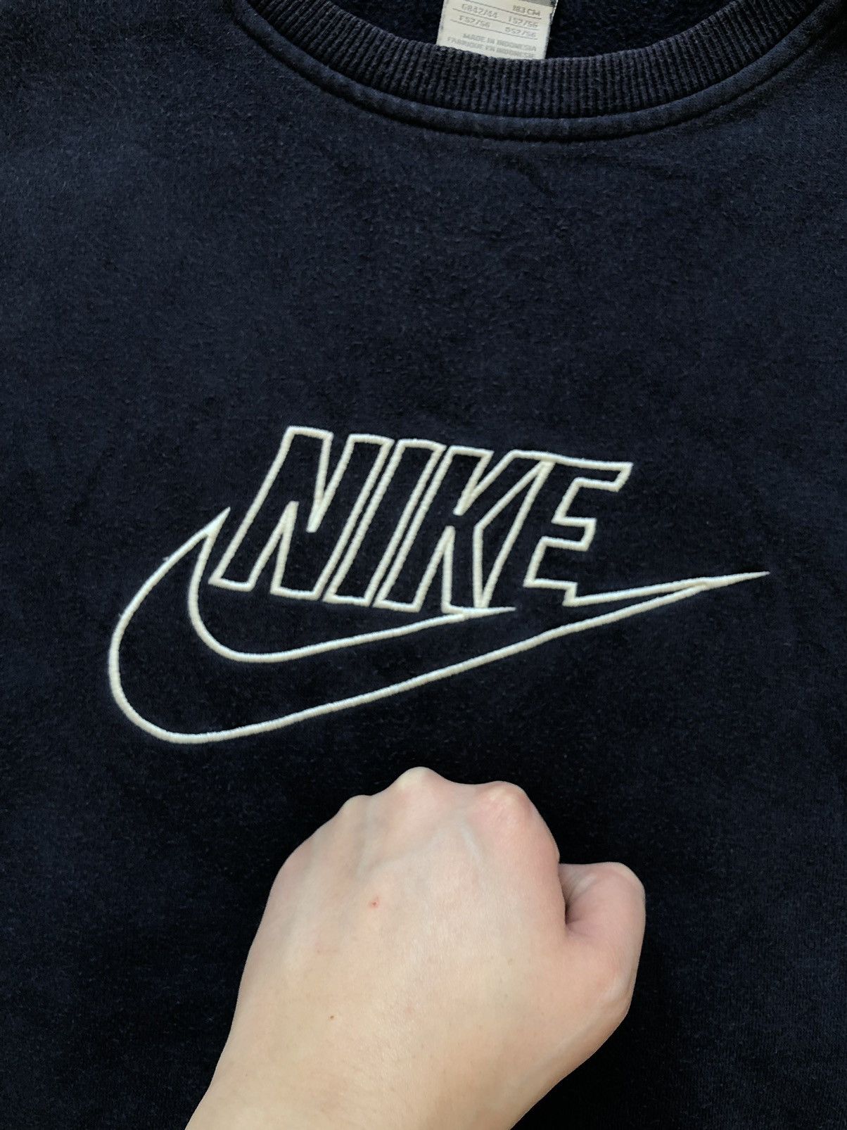 Nike × Vintage Sweatshirt Nike Big Logo Vintage 00’s Y2K Size US L / EU 52-54 / 3 - 2 Thumbnail