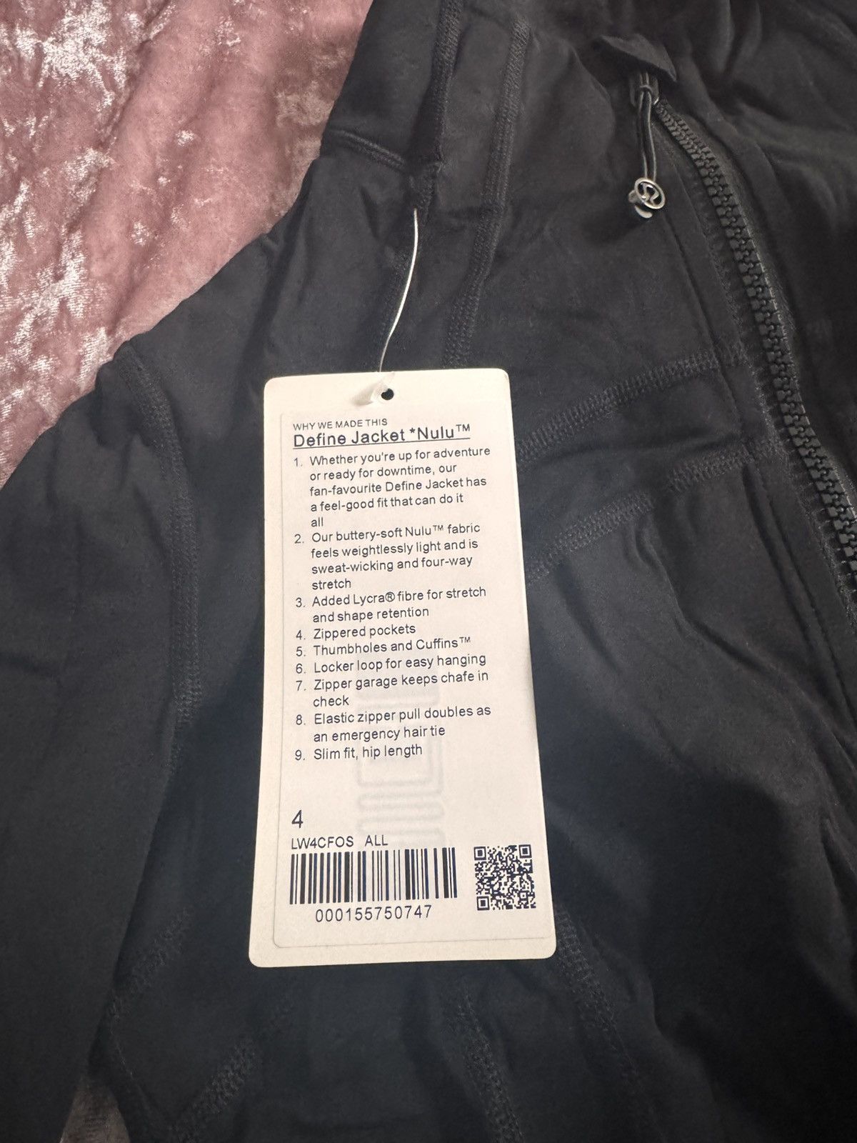Lululemon Lulu Nulu Define Jacket Size S / US 4 / IT 40 - 6 Thumbnail