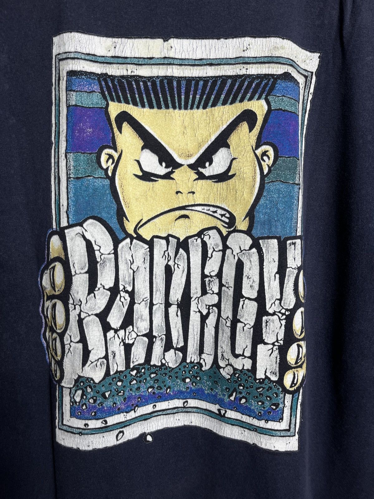 Band Tees bad boy 90s shirt vintage print mens blue skateboard LARGE Size US L / EU 52-54 / 3 - 7 Thumbnail