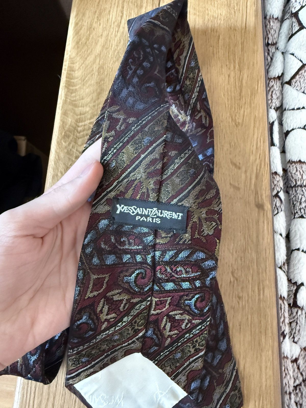 Yves Saint Laurent Vintage Ysl Yves Saint Laurent Tie Size ONE SIZE - 5 Thumbnail