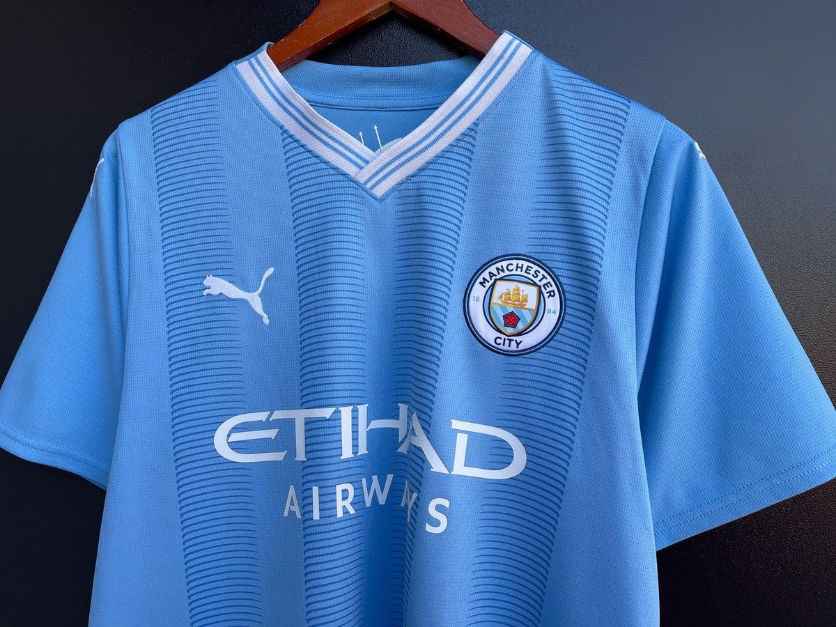 Puma Manchester City 2023 Home Football Soccer Jersey Puma Shirt Size US M / EU 48-50 / 2 - 2 Thumbnail