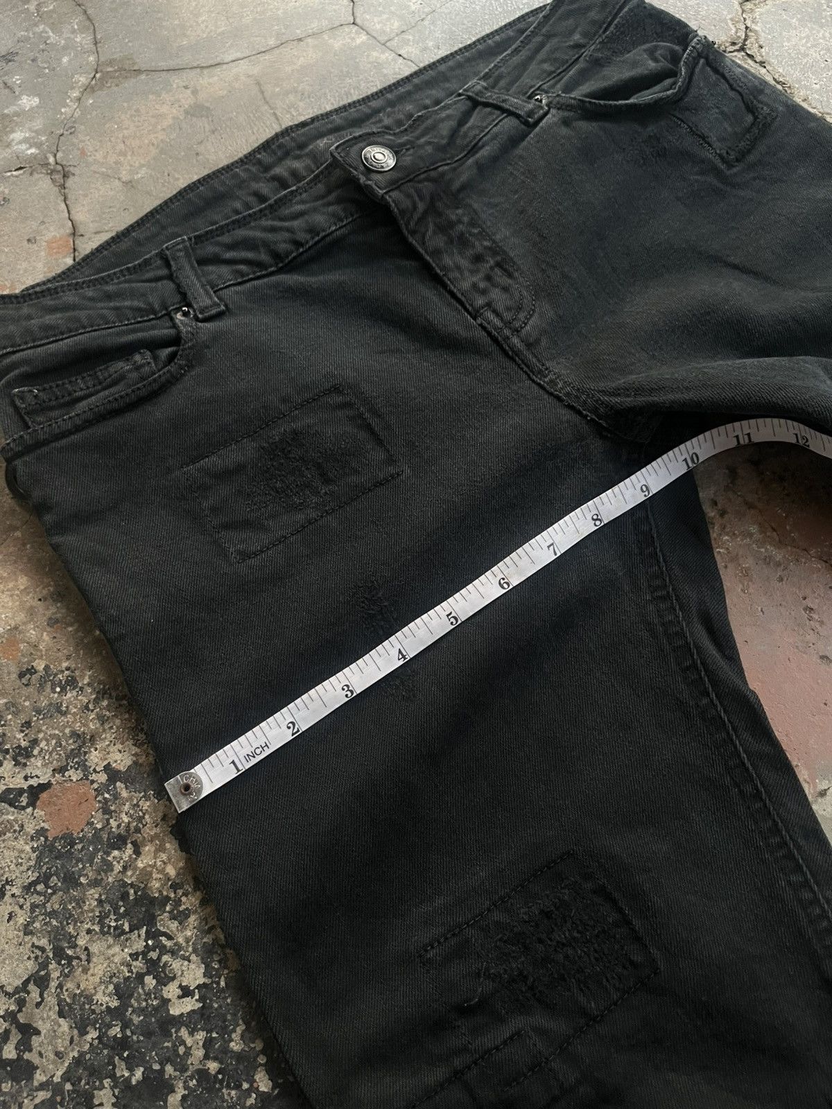 Isamu Katayama Backlash ZADIG & VOLTAIRE PATTERN BREAK PATCH WORK PANTS DENIM JEANS Size US 30 / EU 46 - 17 Thumbnail