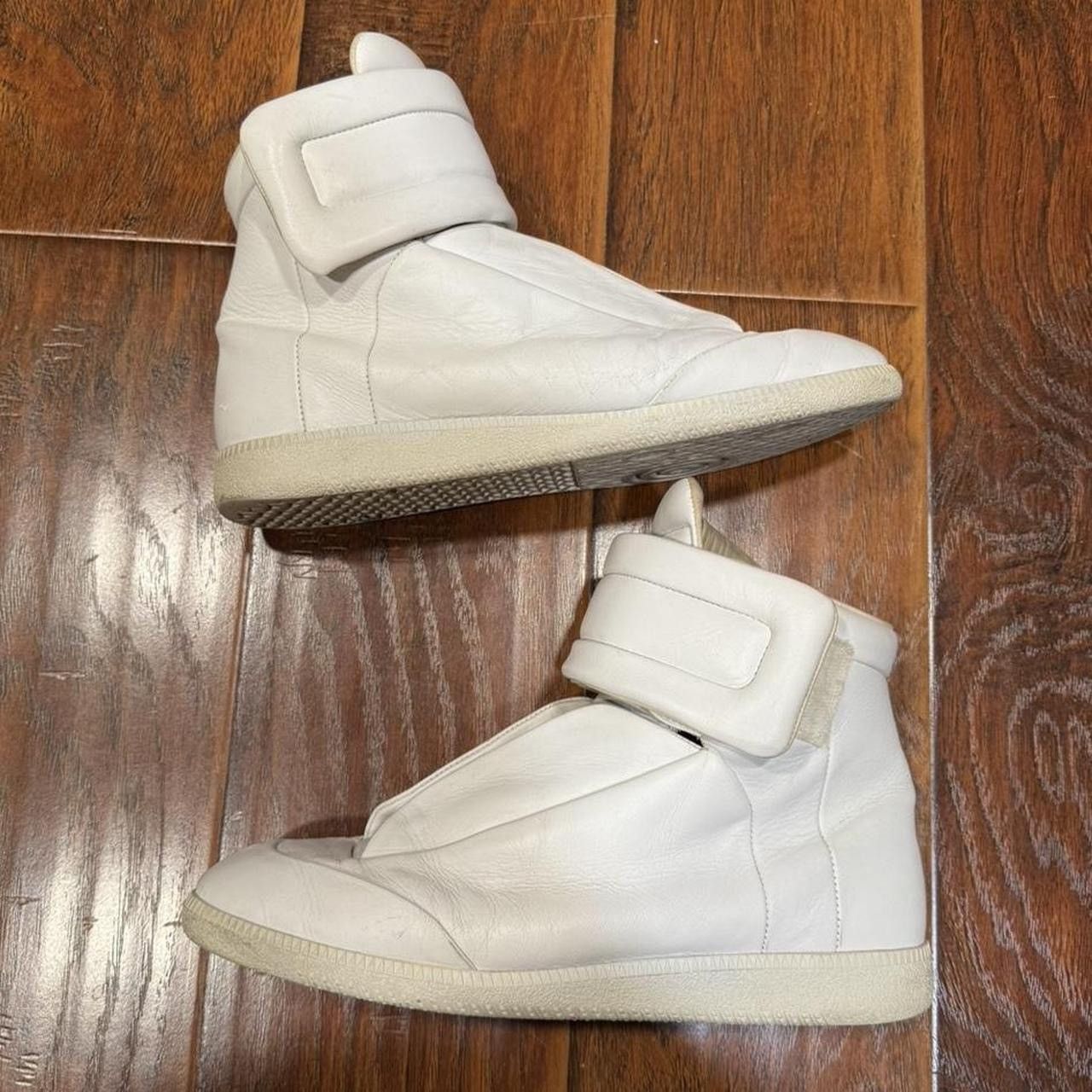 Maison Margiela Maison Margiela Future White High Top Leather Sneakers 44 Size US 11 / EU 44 - 4 Thumbnail