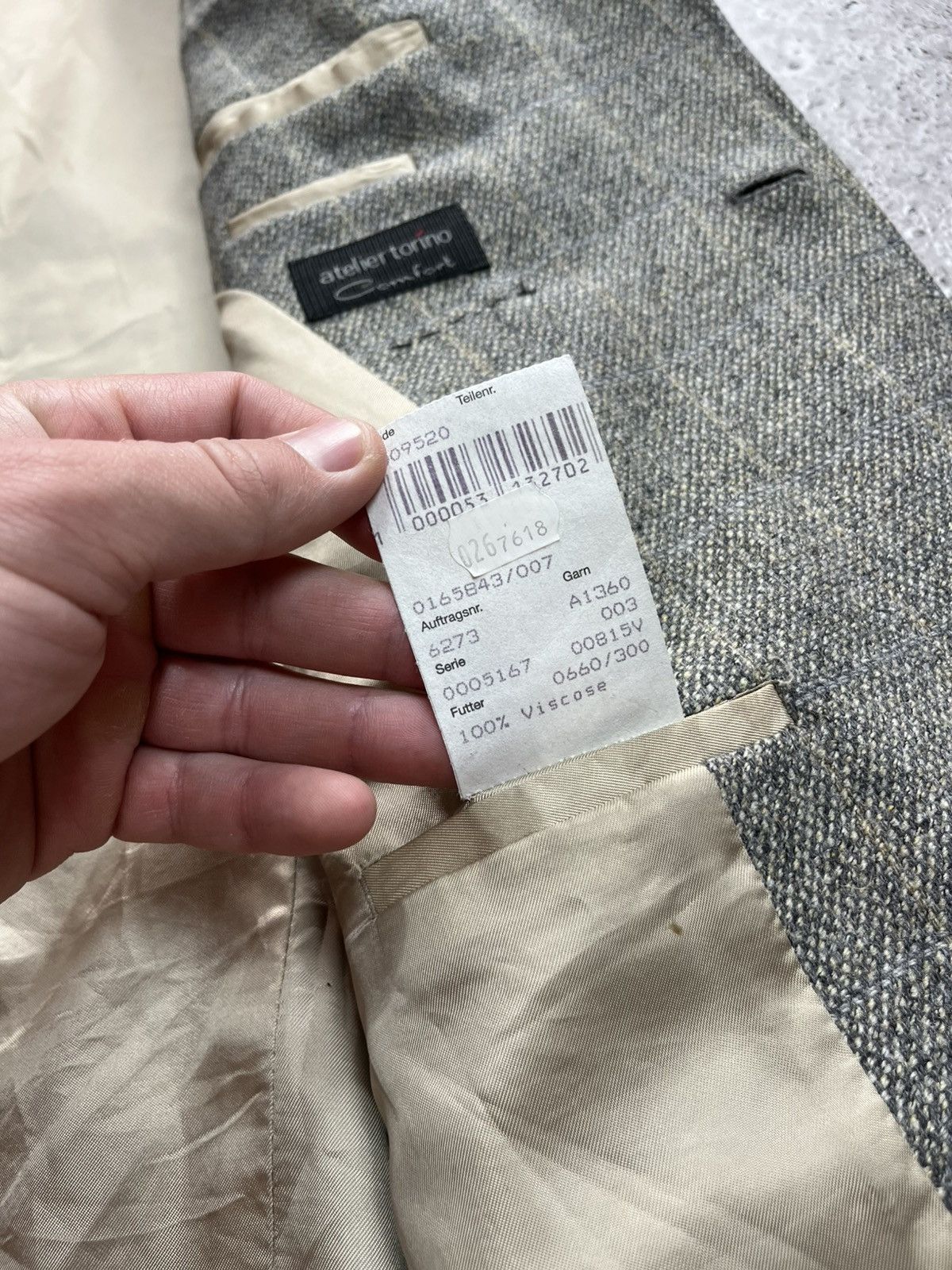 Other Vintage Atelier Torino Wool Blazer Gray Size 52 Jacket Size US L / EU 52-54 / 3 - 10 Thumbnail