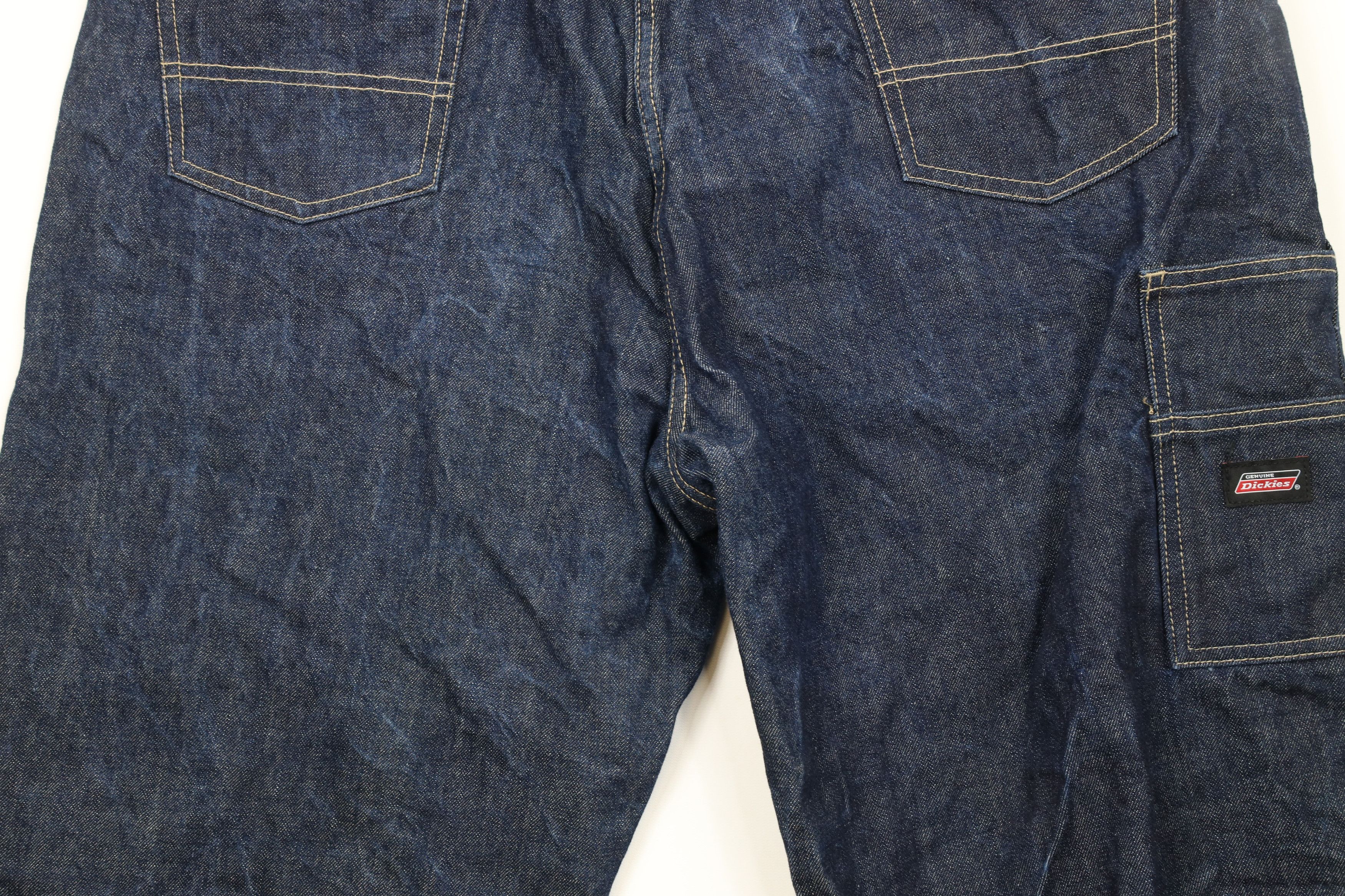 Dickies × Vintage Vintage Dickies Out Carpenter Denim Jean Shorts Jorts Indigo Size US 40 / EU 56 - 10 Thumbnail