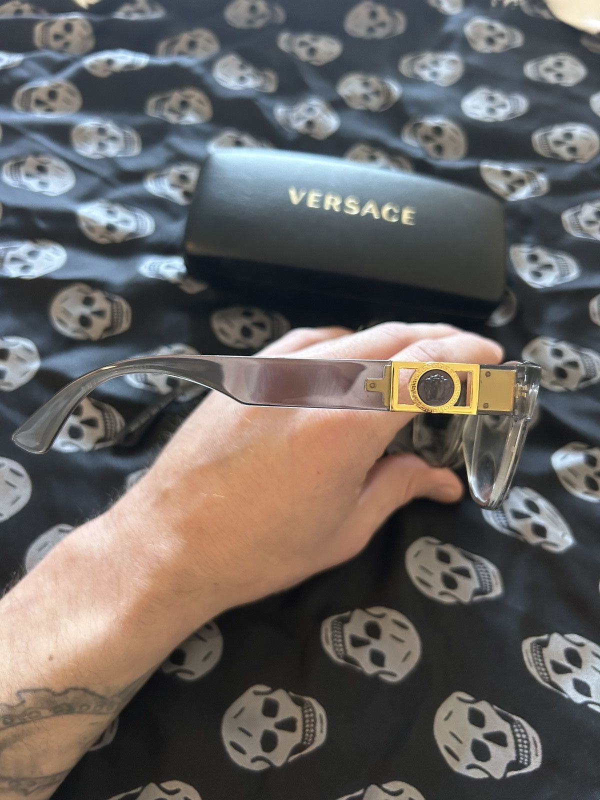 Versace Versace Glasses clear lense Size ONE SIZE - 2 Thumbnail