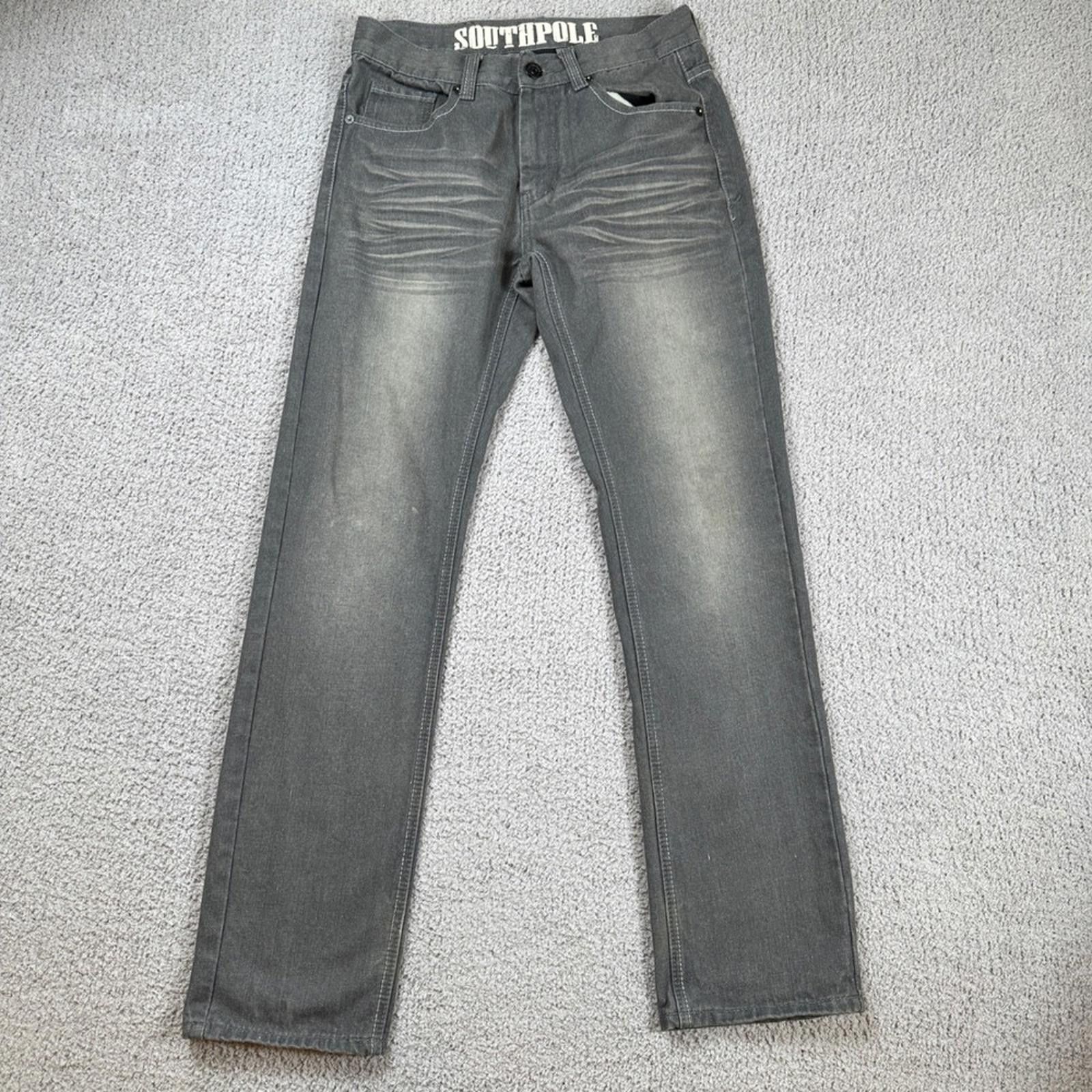 Southpole Y2K Southpole Mens Jeans 30x32 Grey Wash Straight Leg Denim Size US 30 / EU 46 - 1 Thumbnail