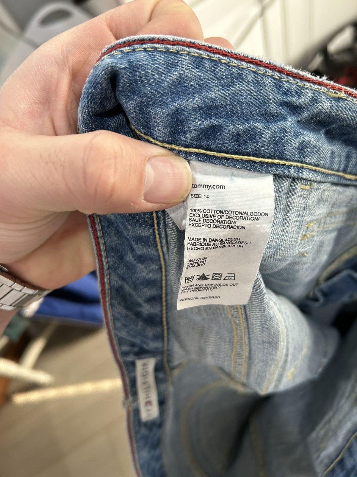 Tommy Hilfiger Y2K Vintage Tommy Capris Size 36" / US 14 / IT 50 - 4 Thumbnail