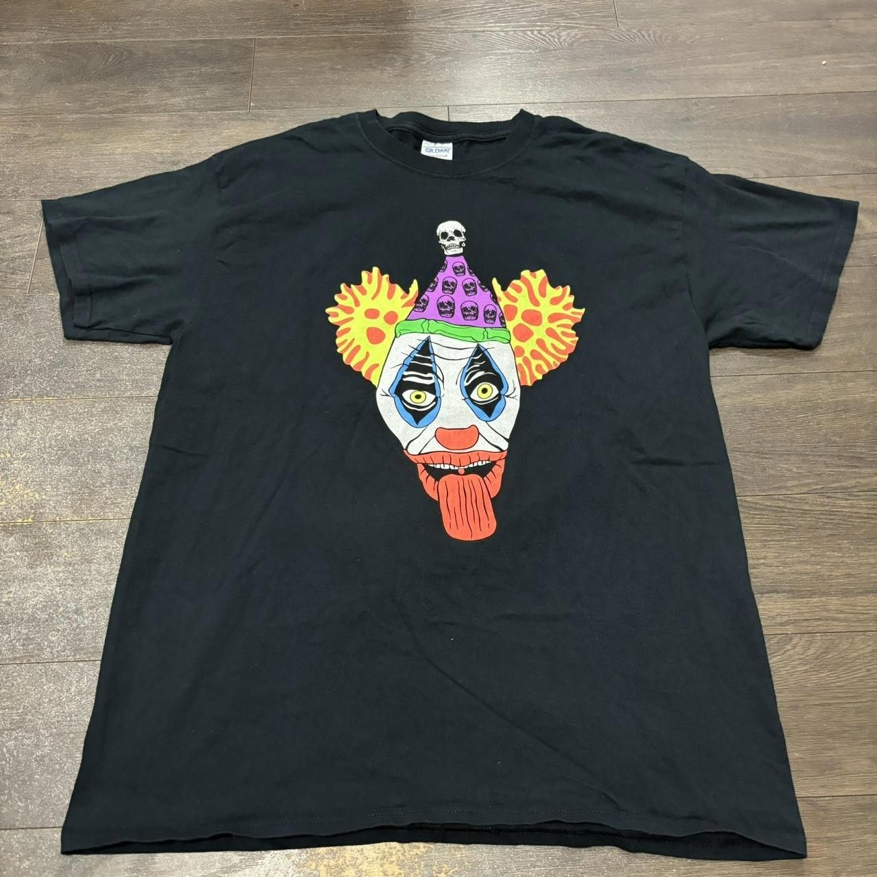 Designer Vintage clown coulrophobia t shirt 00s L Size US L / EU 52-54 / 3 - 3 Thumbnail