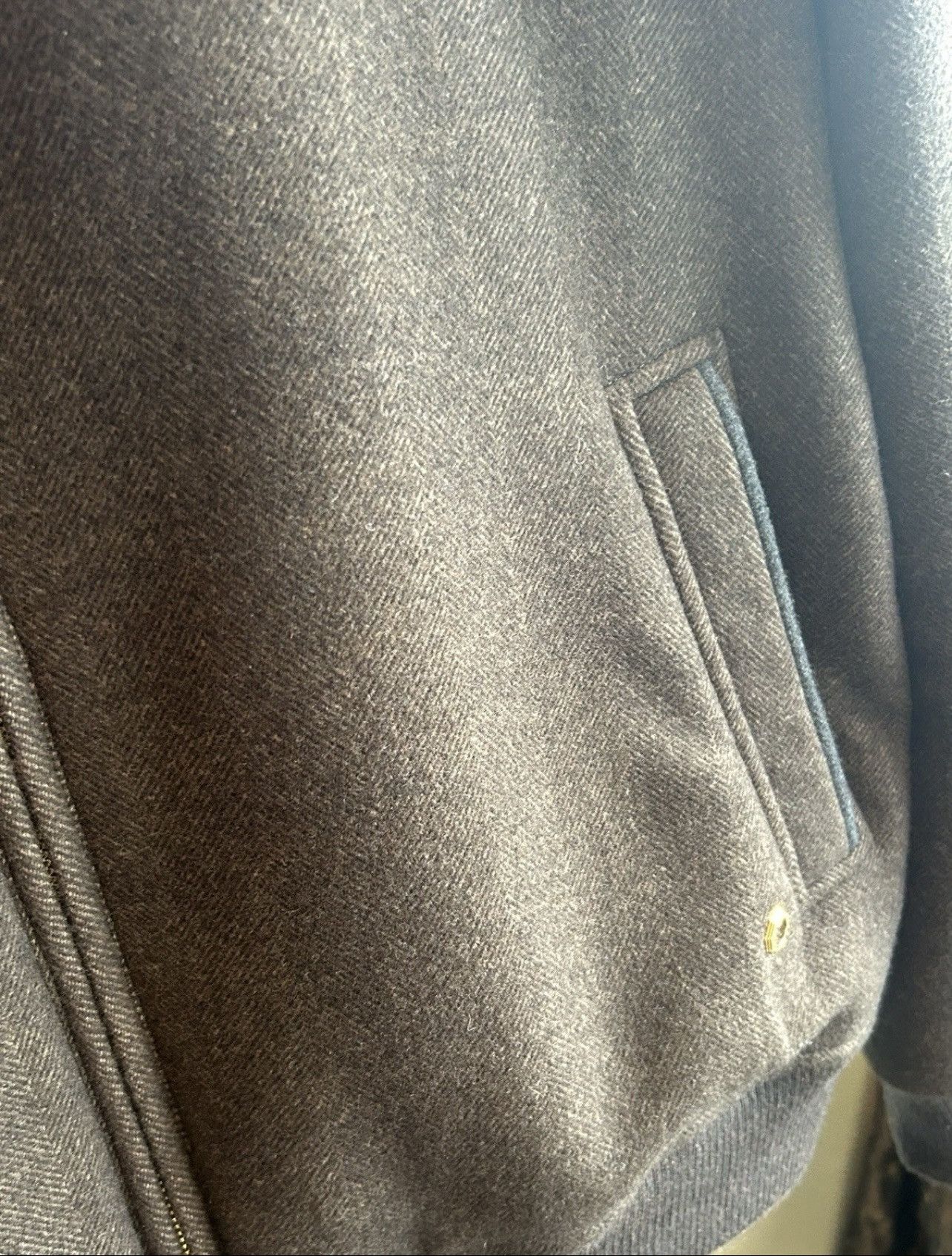 Stefano Ricci LNWOT $7250 Stefano Ricci Virgin Wool Herringbone Blouson Size US L / EU 52-54 / 3 - 8 Thumbnail