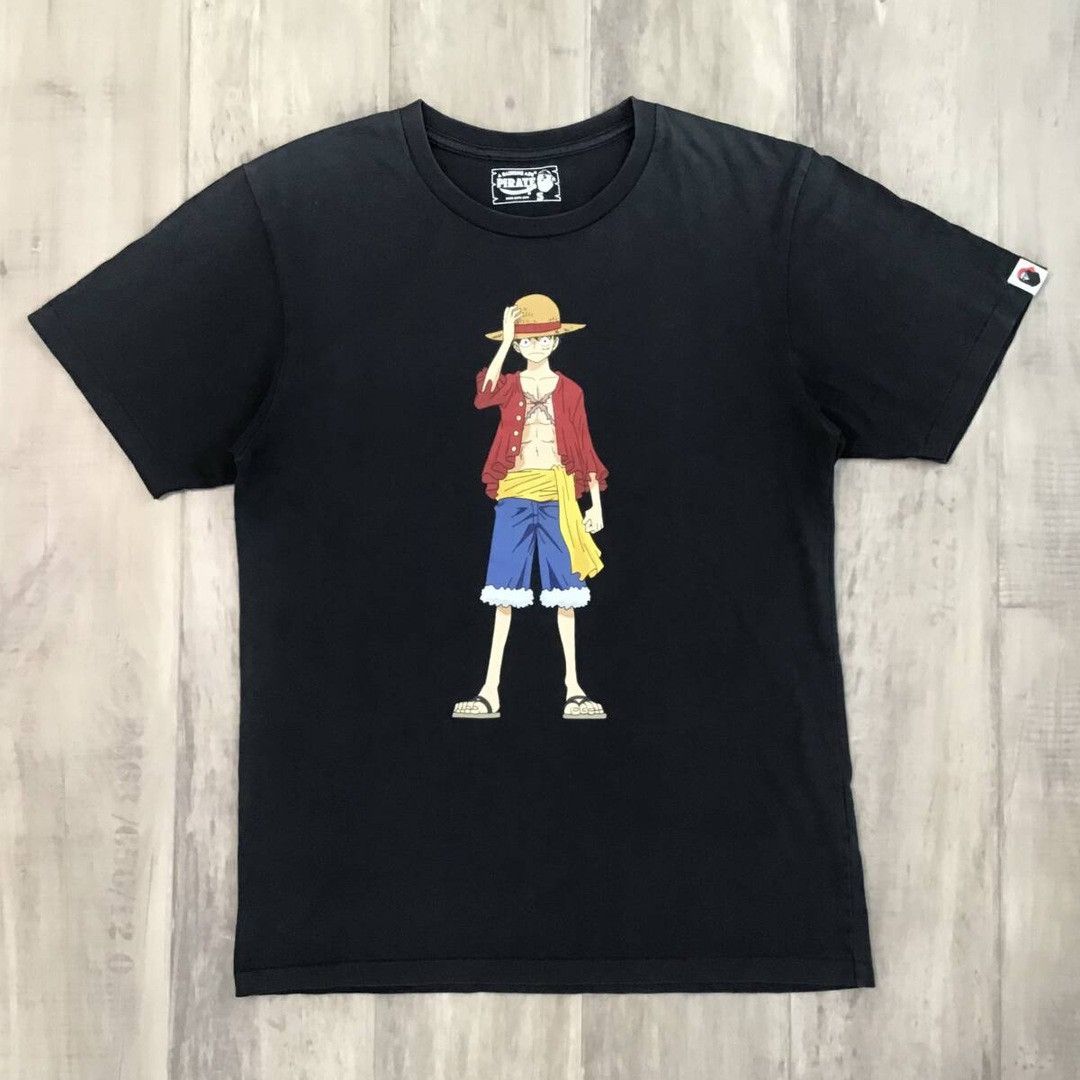 Bape ☠️Pirates Store Limited☠️ BAPE × one piece Luffy T-shirt APE Size US S / EU 44-46 / 1 - 1 Thumbnail