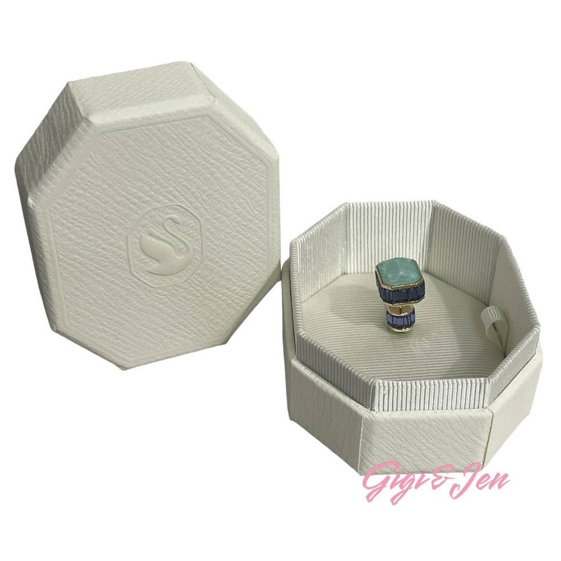 Swarovski Swarovski Orbita Stud Earring, Single, Octagon Cut Crystal Size ONE SIZE - 4 Thumbnail