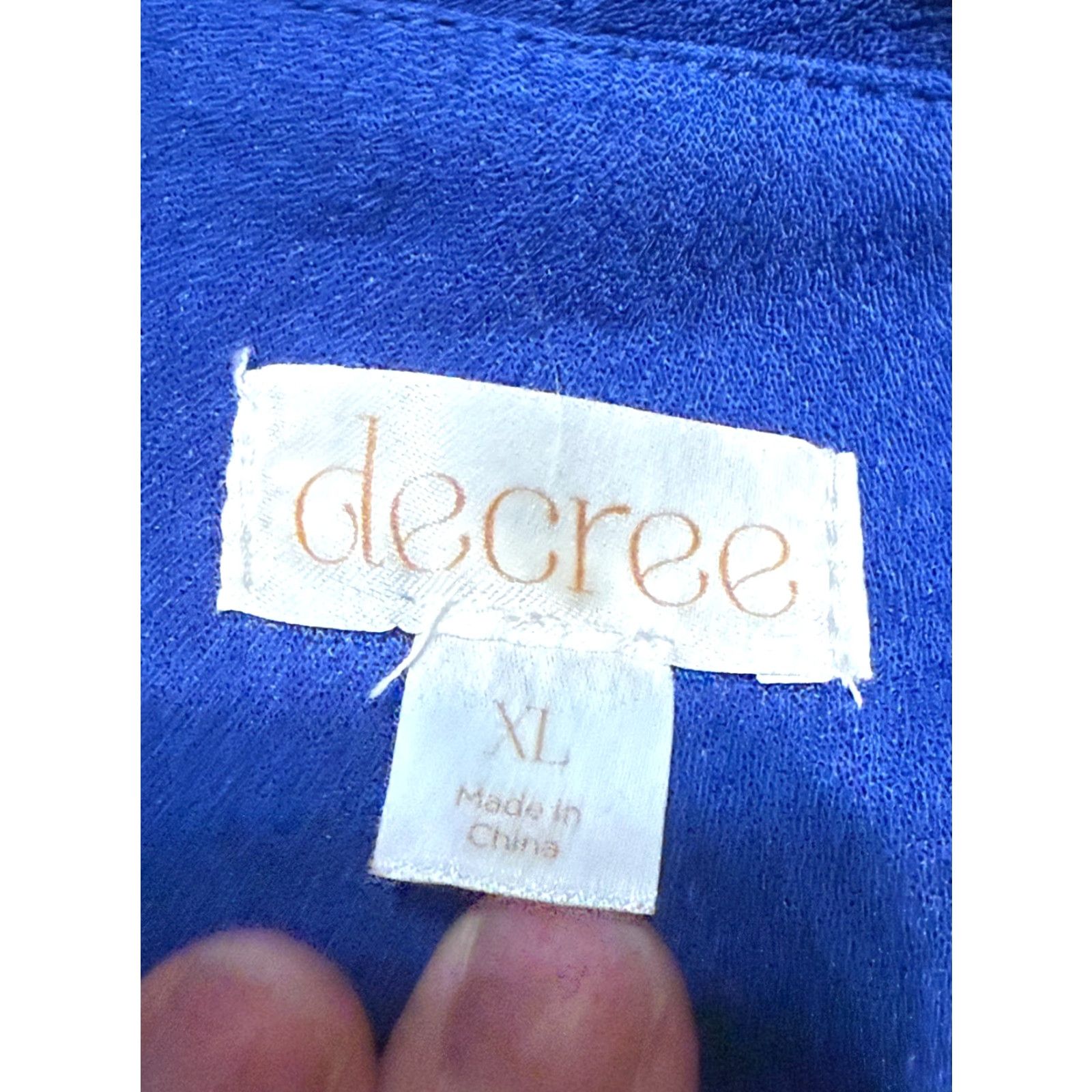 Decree VINTAGE? No. Size XL / US 12-14 / IT 48-50 - 5 Thumbnail