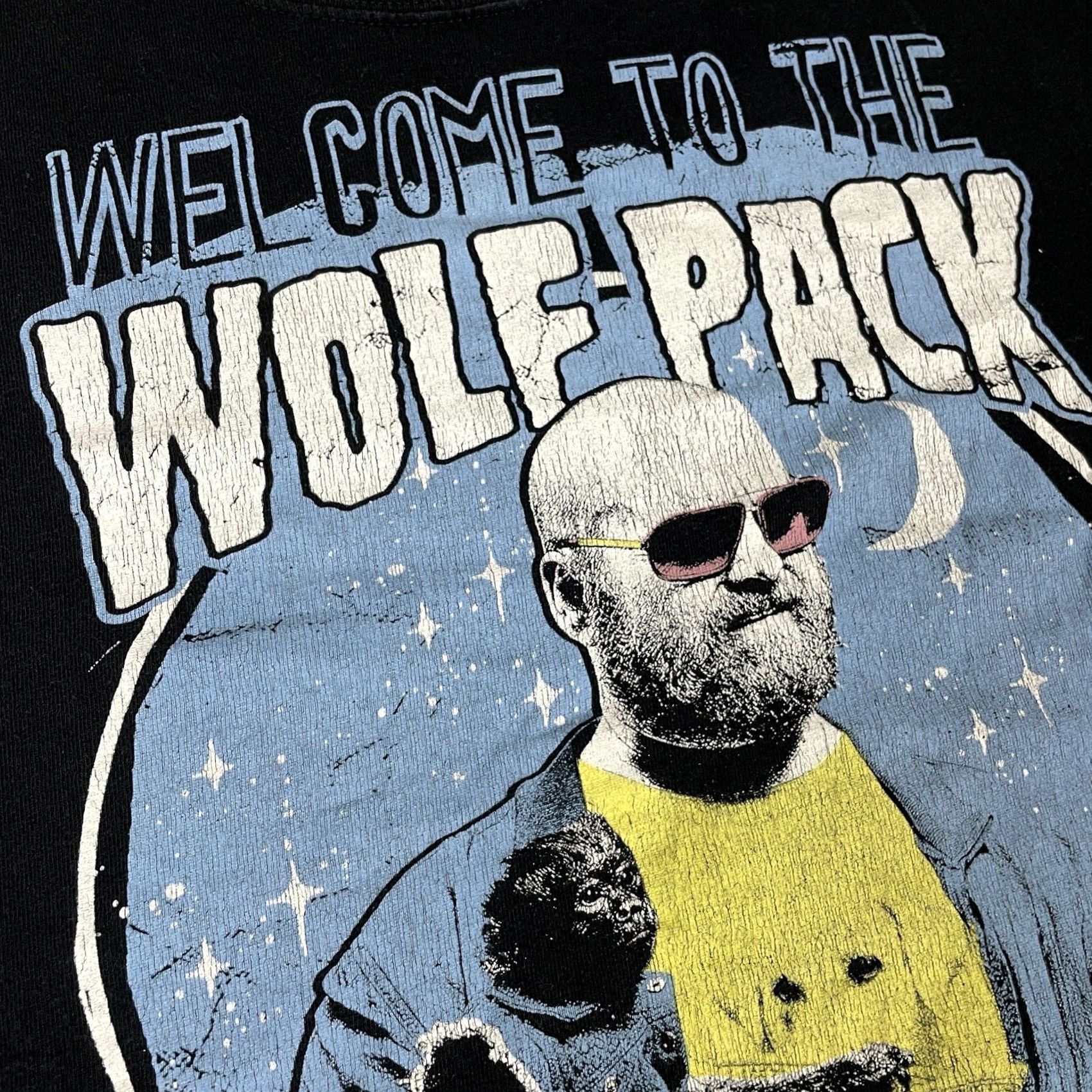 Vintage VINTAGE The Hangover TShirt Adult Large Black Wolf Pack Short Movie Tee Distressed TV L* Size US L / EU 52-54 / 3 - 5 Thumbnail