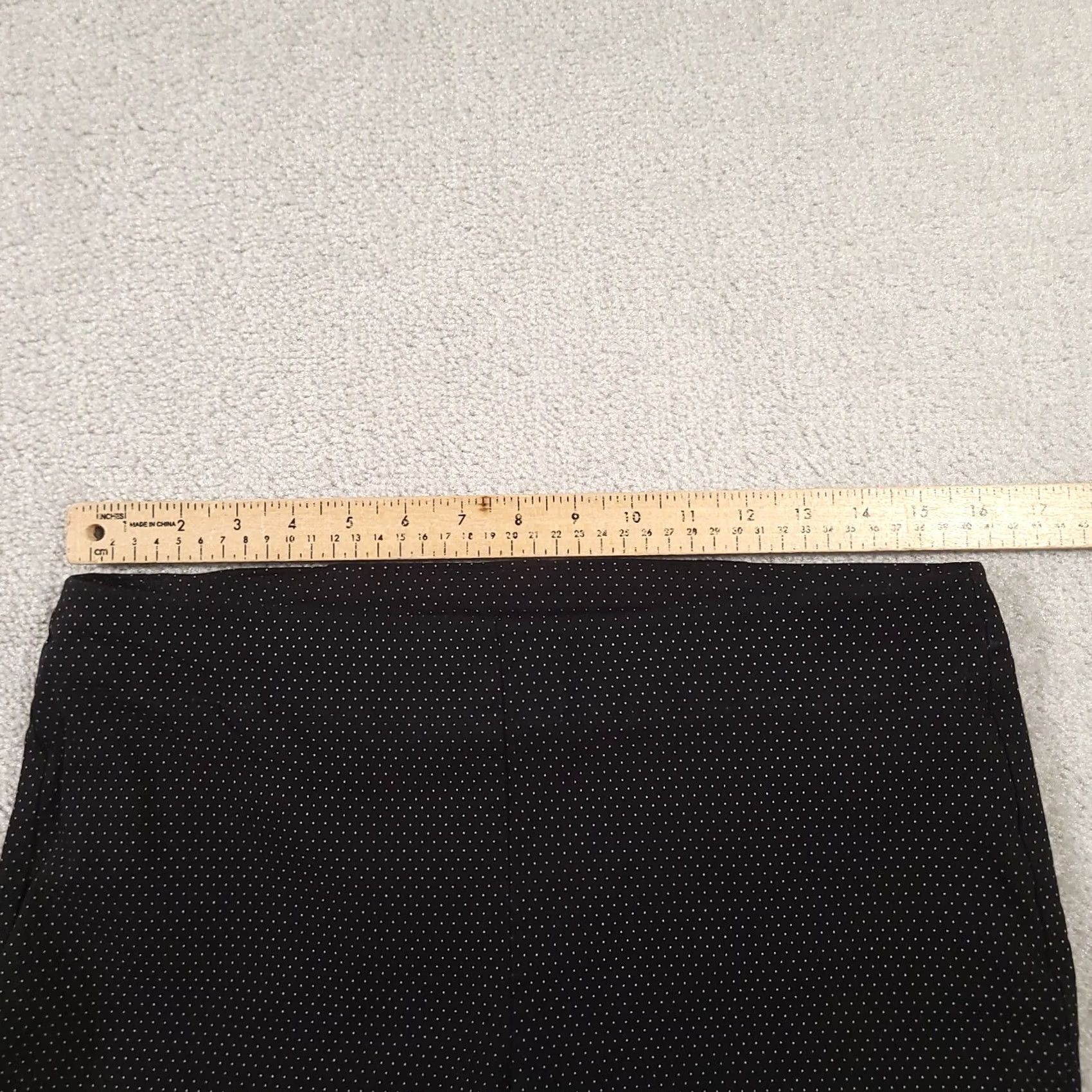 Vintage Chico's Pants Womens 1 Black Pull On Capri Polka Dot Stretch Pants Slim Straight Capri Ladies 16in Inseam Regular Fit Vintage No Size 25" / US 0 / IT 36 - 3 Thumbnail