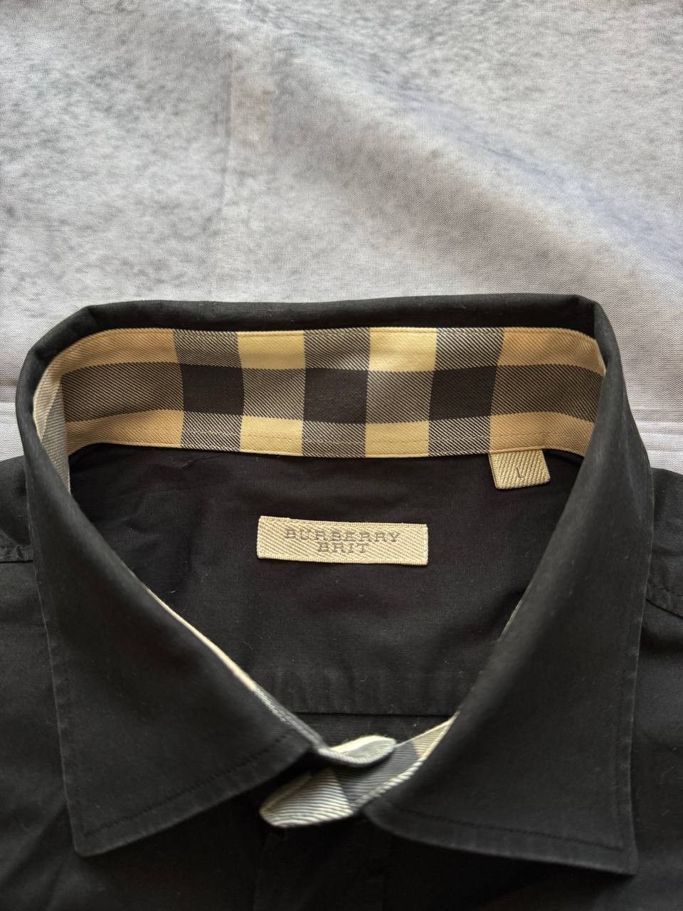Burberry Black Mens Shirt Burberry Brit Size US L / EU 52-54 / 3 - 8 Thumbnail
