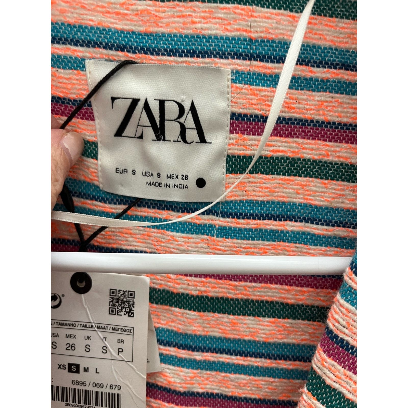 Zara Zara Striped Button Down Overshirt Jacket Women’s Small Size S / US 4 / IT 40 - 6 Thumbnail
