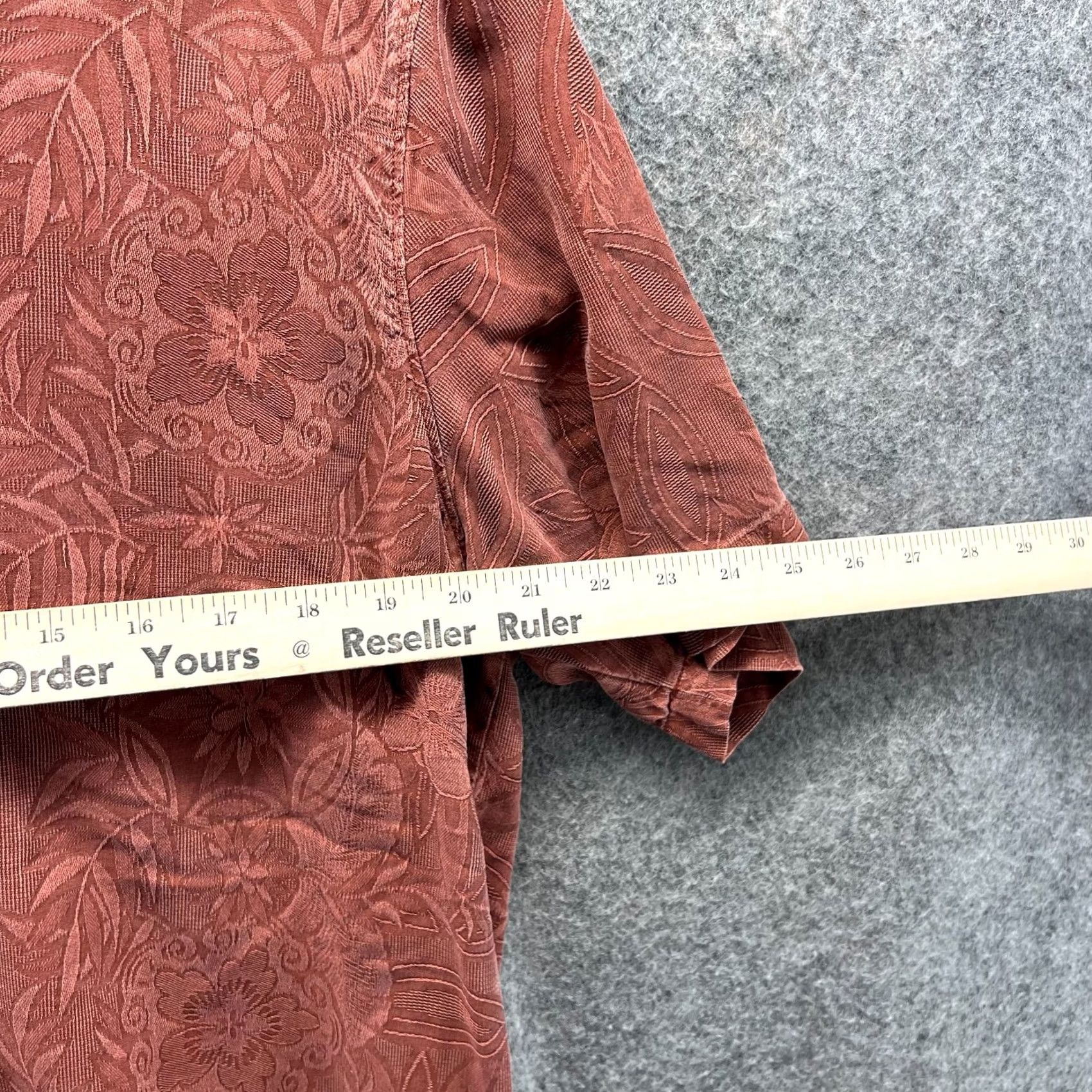 Tommy Bahama VINTAGE Tommy Bahama Shirt Mens M Orange Button-Down Silk Hawaiian Camp Paradise Size US M / EU 48-50 / 2 - 4 Thumbnail