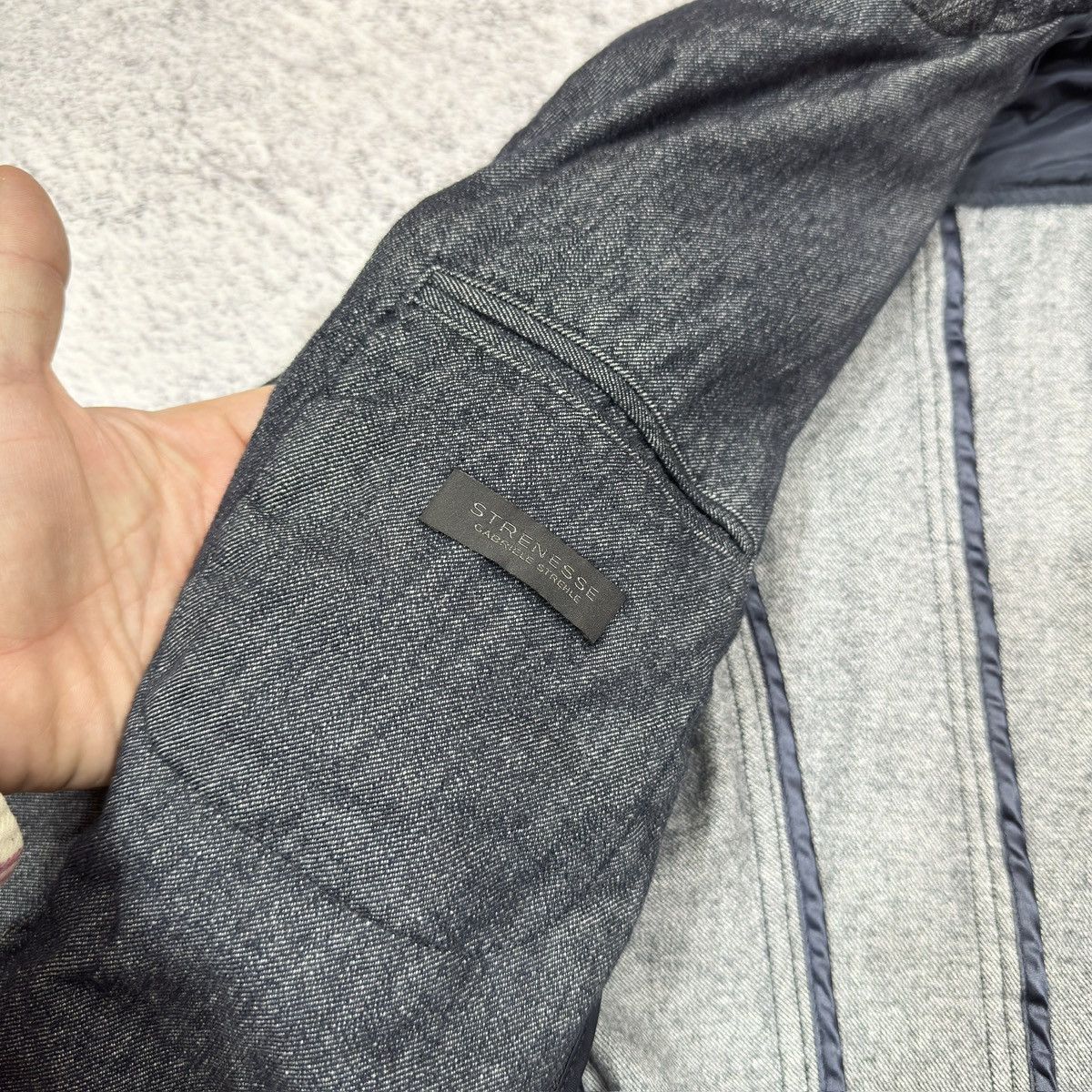 Designer × STRENESSE Strenesse Mens Cotton-Virgin wool Jacket M size Size US M / EU 48-50 / 2 - 11 Thumbnail