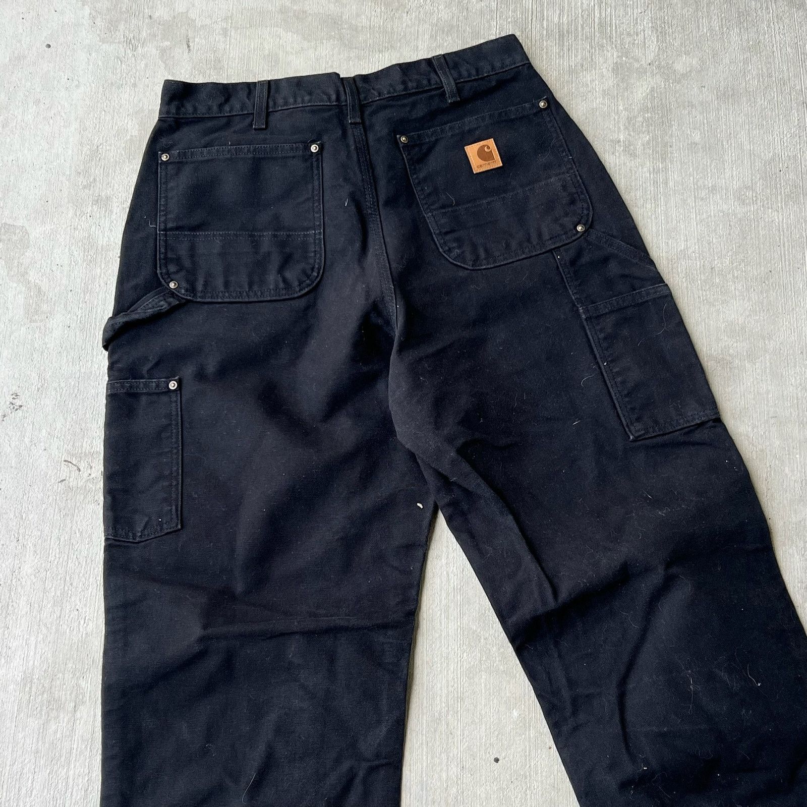 Carhartt × Vintage Carhartt black double knee work wear carpenter pants Size US 32 / EU 48 - 5 Thumbnail