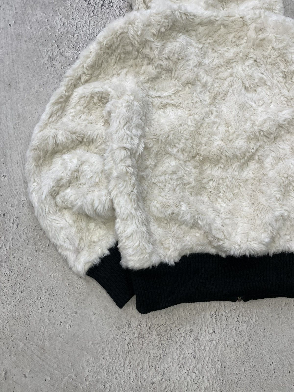 If Six Was Nine × Japanese Brand × Le Grande Bleu (L.G.B.) 2000s fur JACKET CROPPED HYSTERICGLAMOUR Y2K BOMBER RARE Size US M / EU 48-50 / 2 - 14 Thumbnail