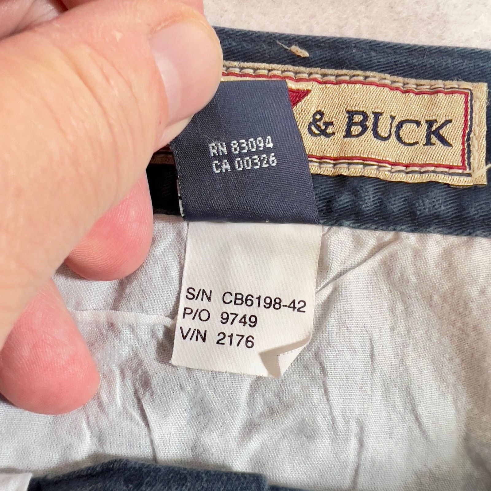Cutter & Buck Cutter & Buck Men's Chino Short W42 Navy Vintage Hong Kong Size US 42 / EU 58 - 5 Thumbnail