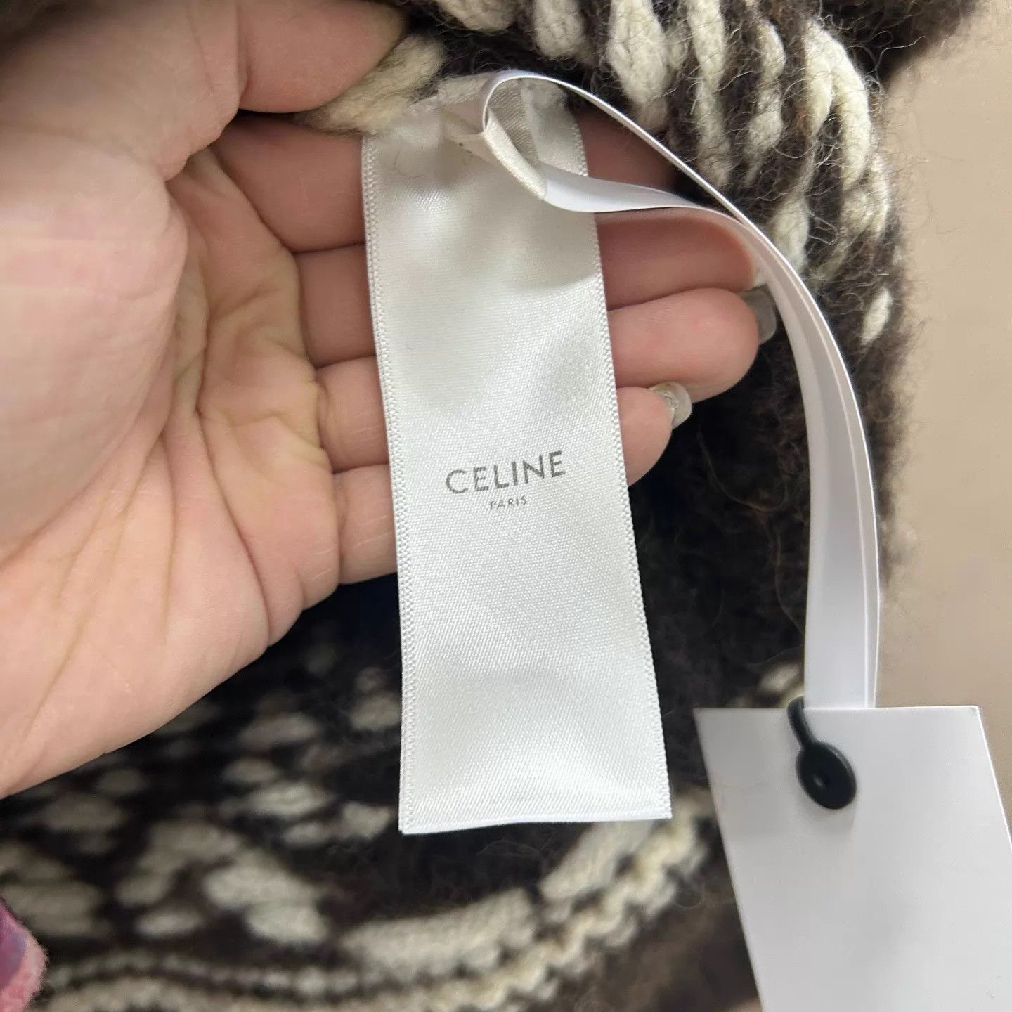 Celine Celine Fairmount colorblocked logo S NWT sweater Size S / US 4 / IT 40 - 4 Thumbnail