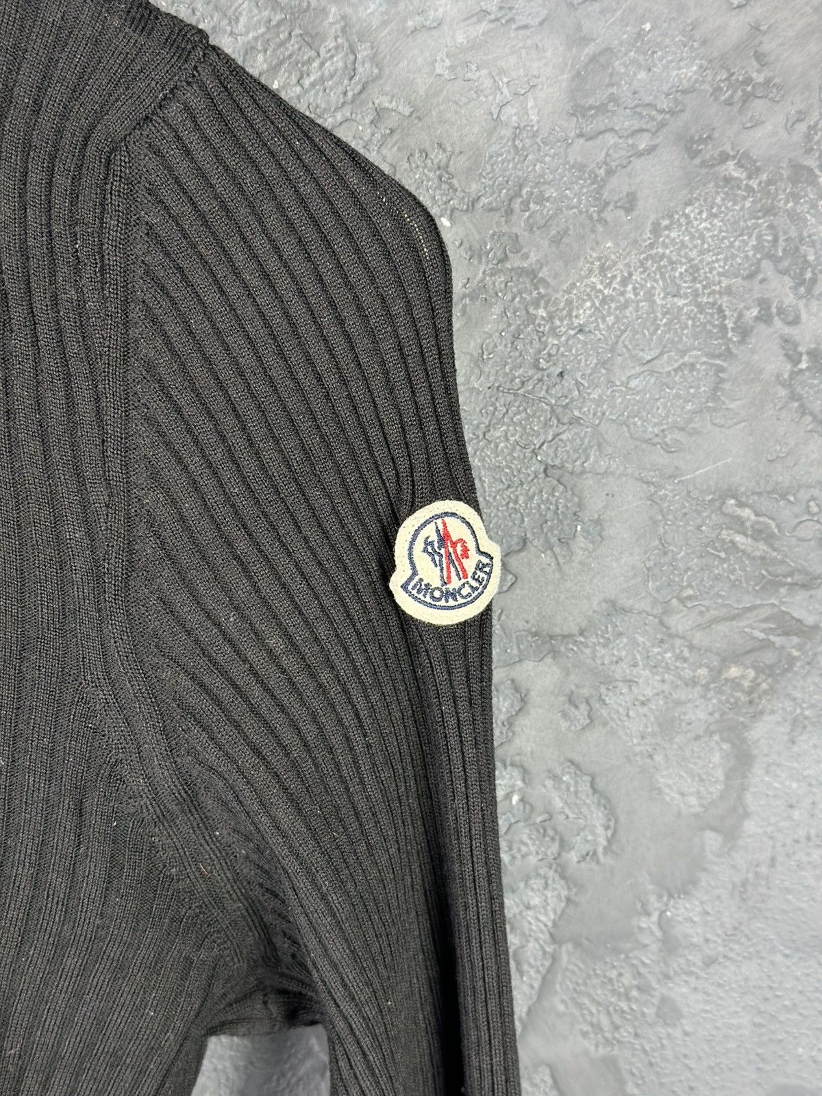 Moncler Moncler Womens Maglione Tricot Ciclista Turtleneck Hand Made Size L / US 10 / IT 46 - 5 Thumbnail