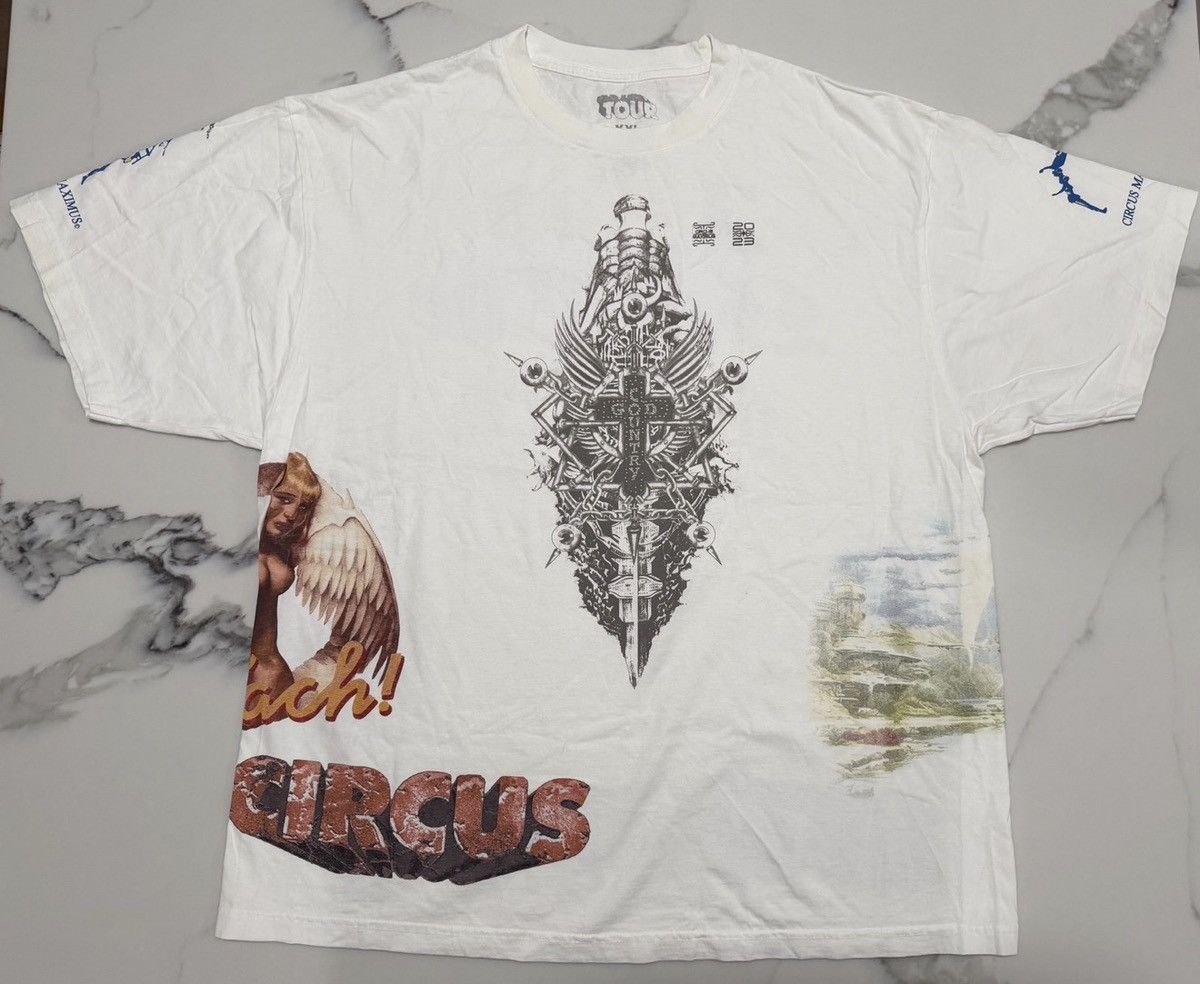Travis Scott Travis Scott Utopia Tour Shirt “I Can See The Future” Sz XXL Size US XXL / EU 58 / 5 - 1 Thumbnail