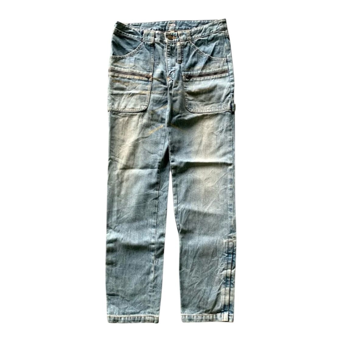 Issey Miyake 2000s Tsumori Chisato Issey Miyake Carpenter Faded Jeans Size US 30 / EU 46 - 1 Thumbnail