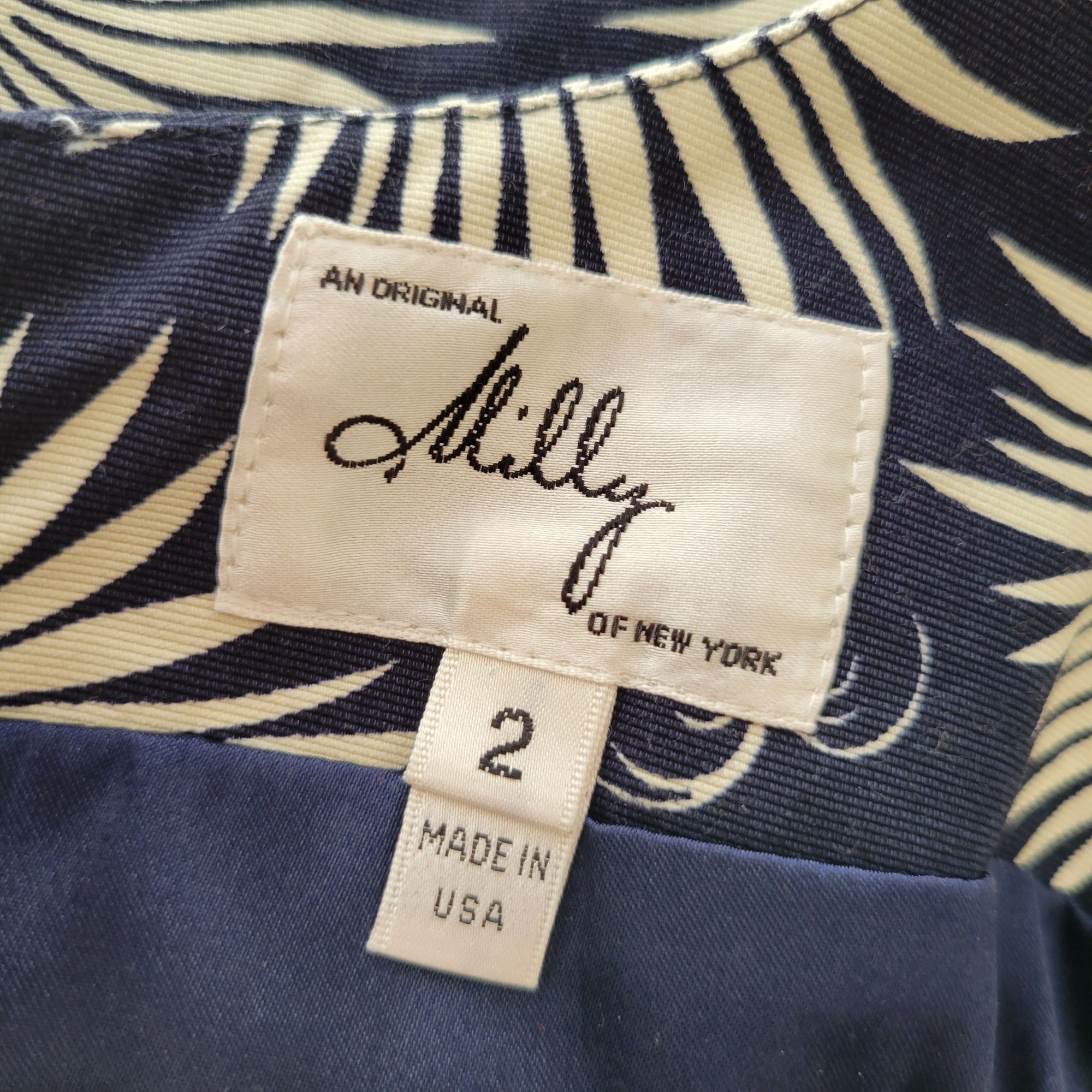 MILLY Milly New York 2 Sleeveless Sheath Cotton Dress Floral Print Size XS / US 0-2 / IT 36-38 - 4 Thumbnail