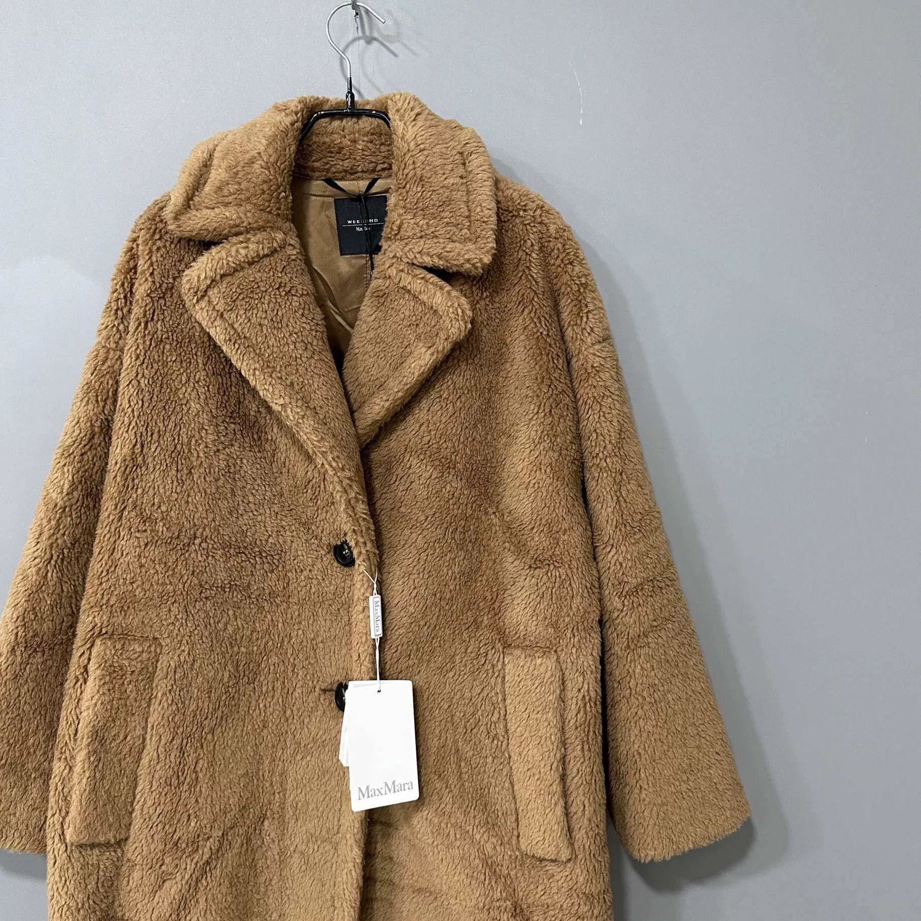 Max Mara tan teddy fur coat by MaxMara Size US S / EU 44-46 / 1 - 1 Thumbnail