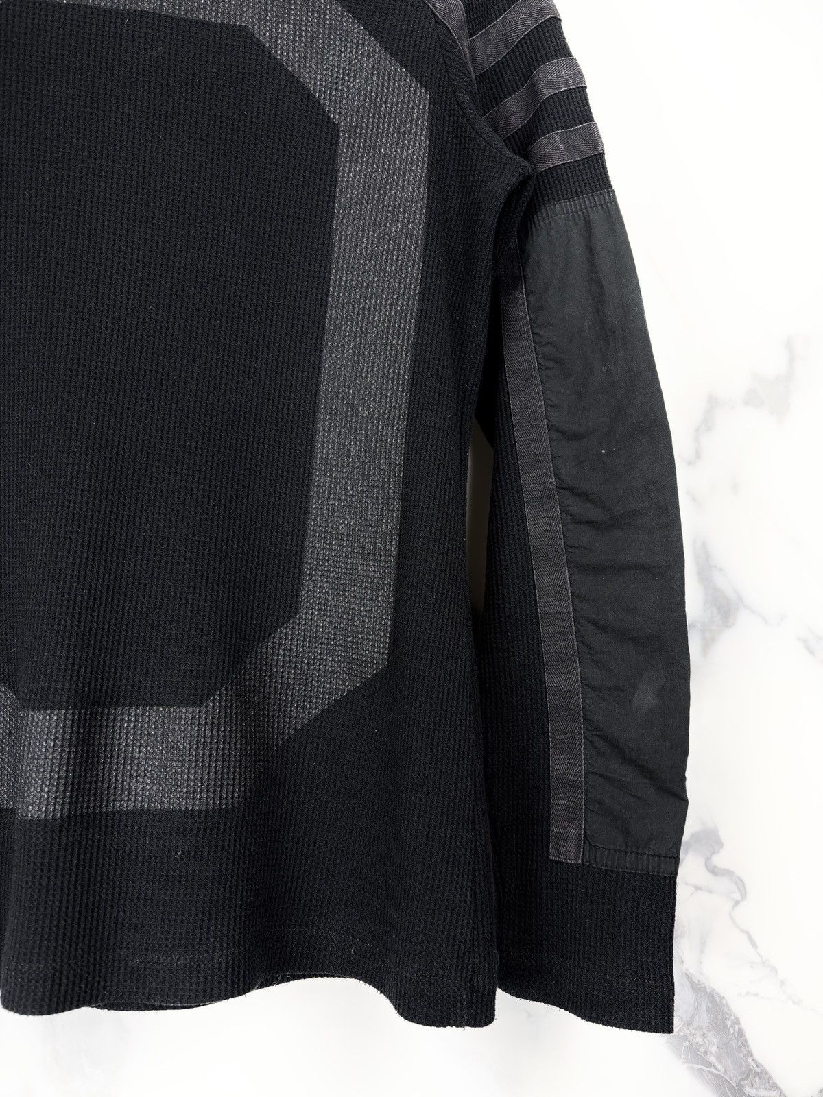 Helmut Lang AW99 Helmut Lang Astro Moto Strap Thermal Longsleeve Tshirt Size US S / EU 44-46 / 1 - 4 Thumbnail